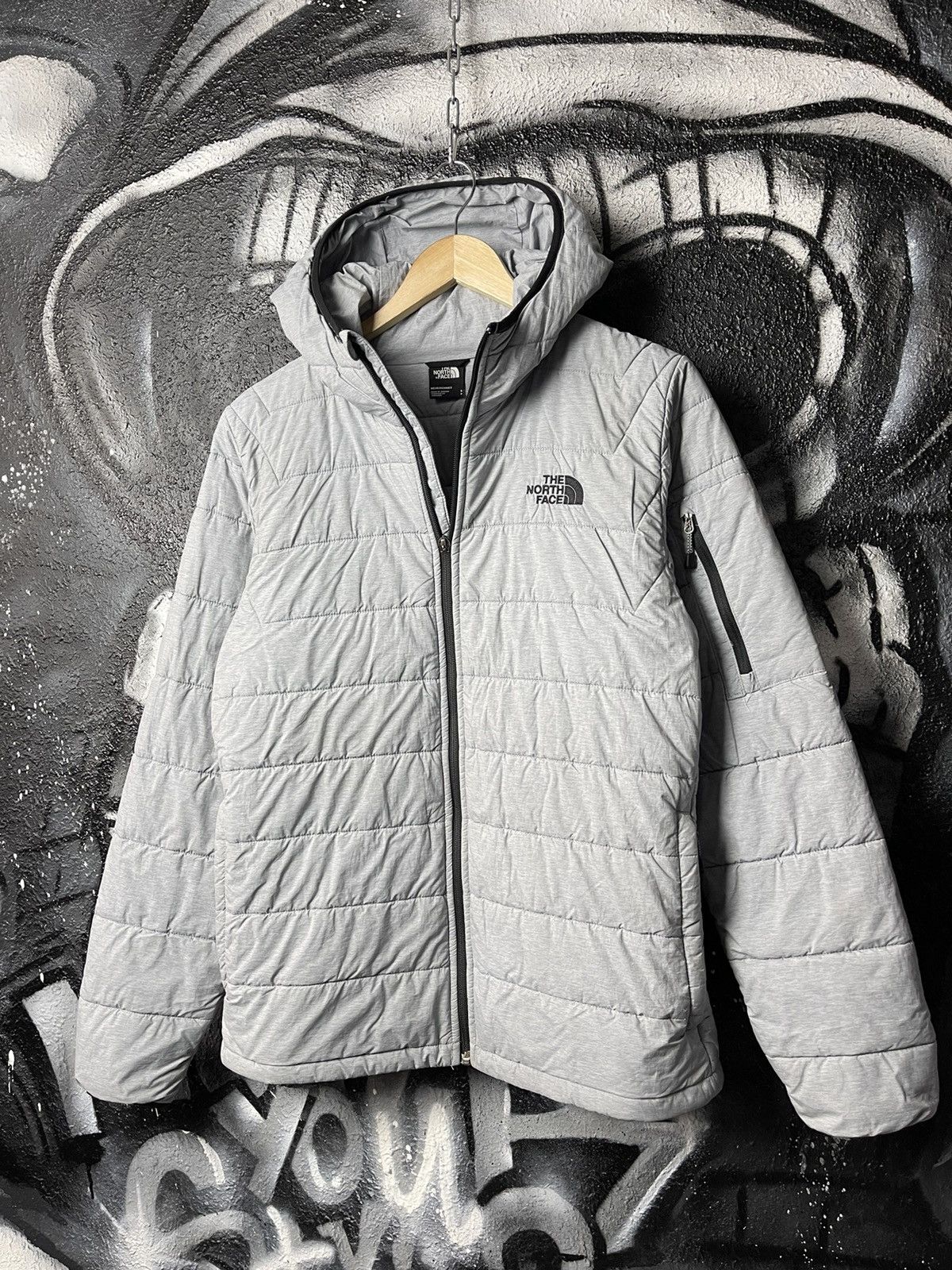 The North Face The North Face Grey Aconcagua Coat Hybrid Puffer Men’s SizeS Size US S / EU 44-46 / 1 - 1 Thumbnail