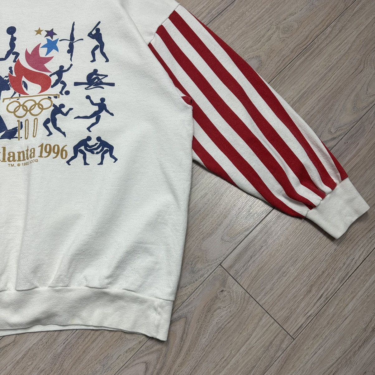 USA Olympics Vintage Atlanta Olympics 1996 USA Flag Crewneck Sweatshirt Size US L / EU 52-54 / 3 - 5 Thumbnail