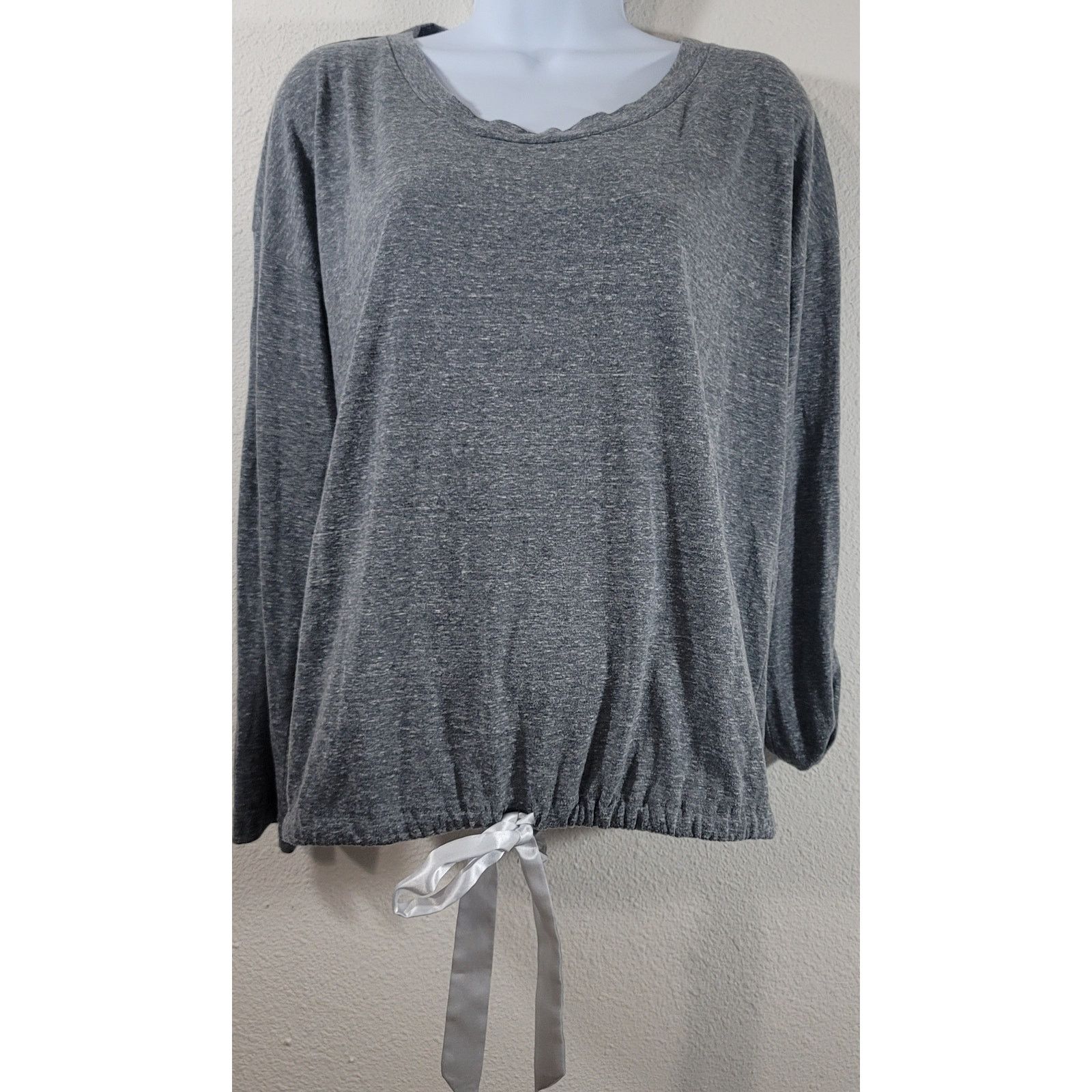 Other Alfani Intimates Gray Heathers Round Neck Top Large Size L / US 10 / IT 46 - 1 Thumbnail