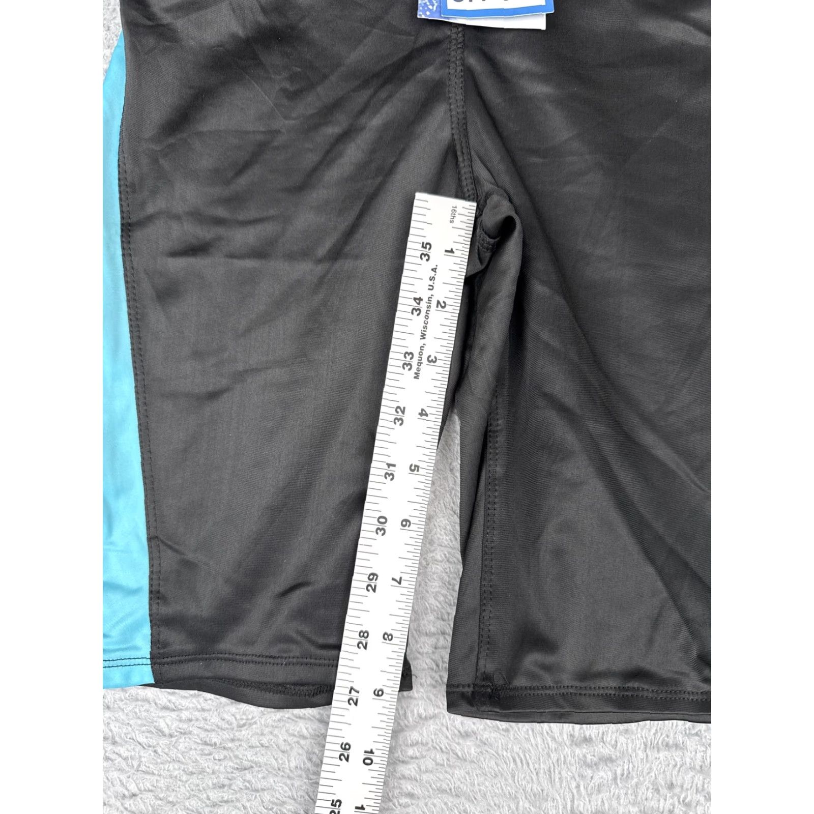 Vintage Kanu Surf Jammers Shorts Mens 34 Black Blue UPF 50+ Swim Jammer Swimwear NEW Size US 34 / EU 50 - 6 Thumbnail