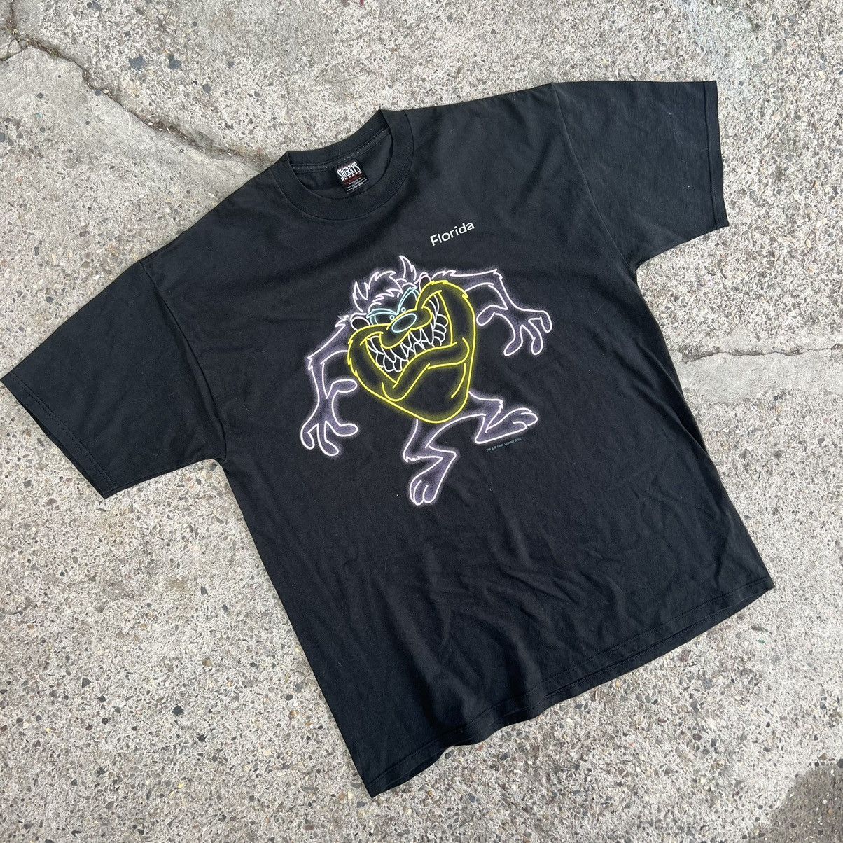 Cartoon Network × Vintage Vintage 1997 Taz Tazmanian Devil Warner Bros Changes T-shirt Size US XL / EU 56 / 4 - 2 Thumbnail