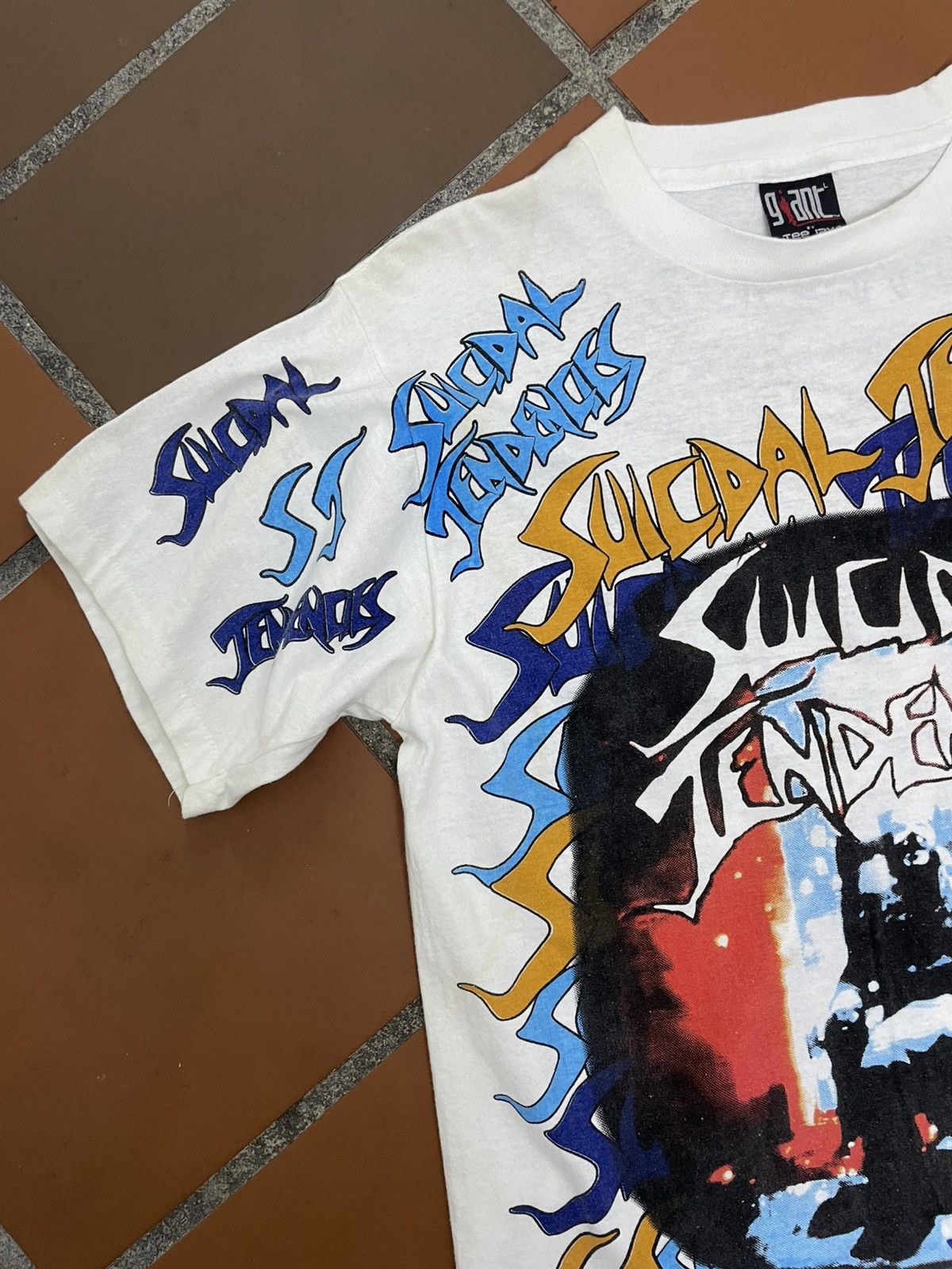 Band Tees Custom Tee Suicidal Tendencies All Over Print 80s Size US L / EU 52-54 / 3 - 2 Thumbnail