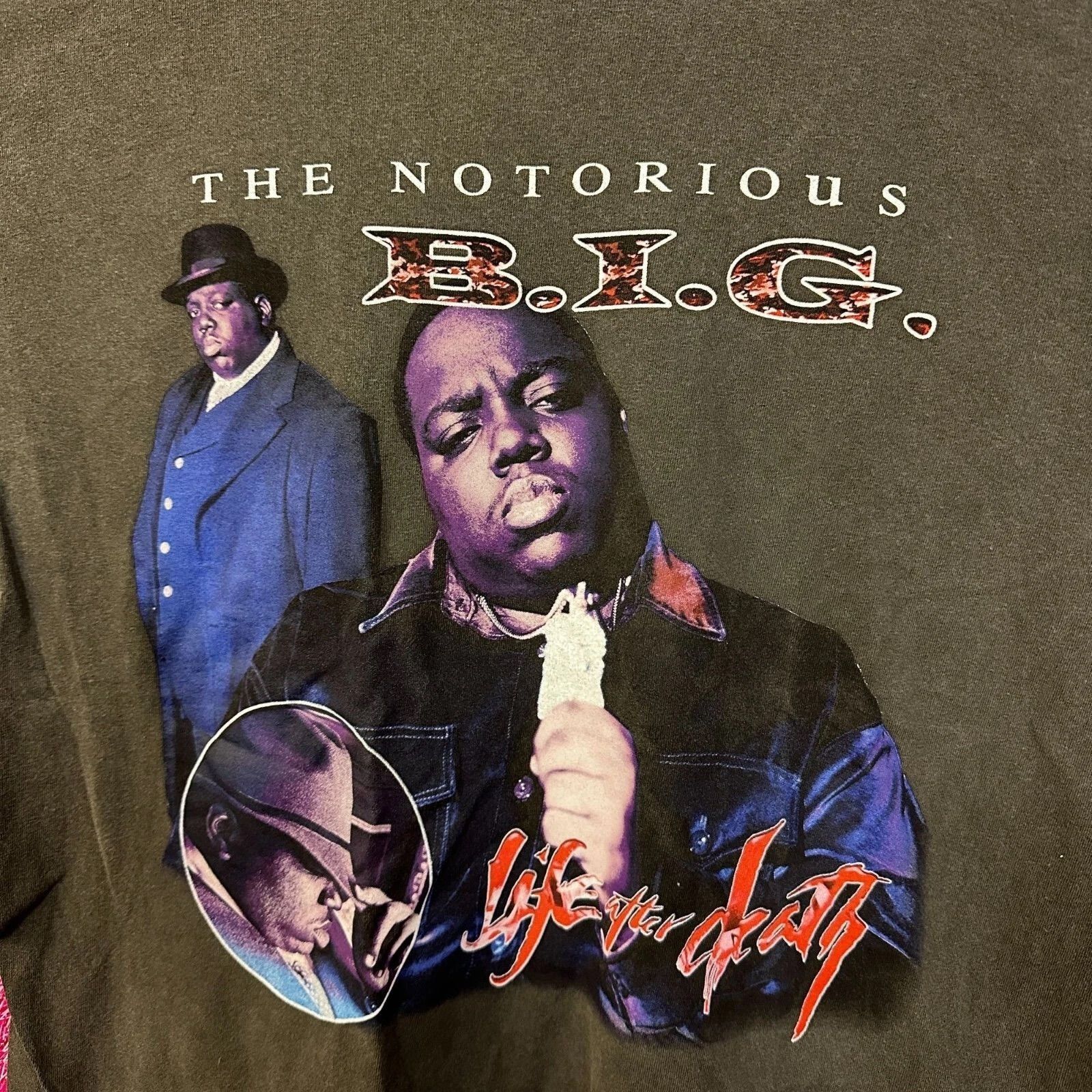 Rap Tees Notorious BIG Life After Death Rap Tshirt size Large Size US L / EU 52-54 / 3 - 2 Thumbnail