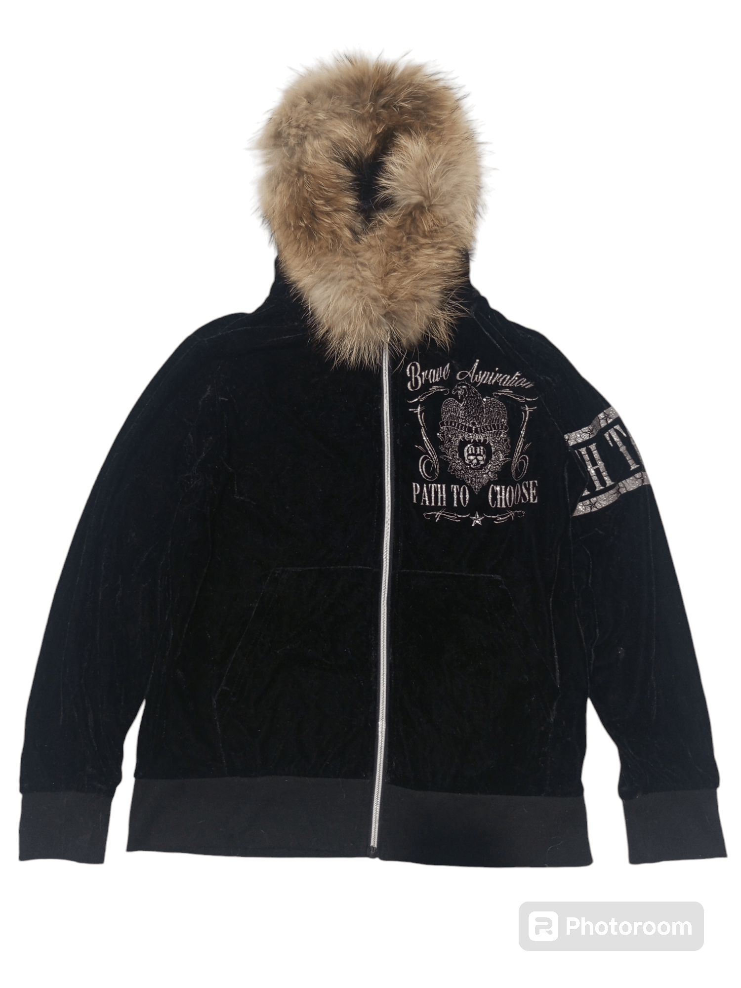 Hysteric Glamour Vintage original remak gear velvet fur hoodie Size US L / EU 52-54 / 3 - 1 Thumbnail