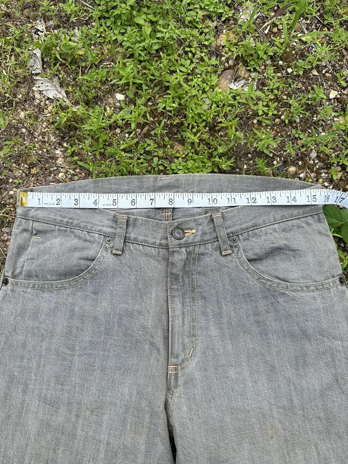 If Six Was Nine STUDDED/SPIKE VINTAGE REVOLVE JEANS BONDAGE CINCH BACK PANTS Size US 30 / EU 46 - 9 Thumbnail