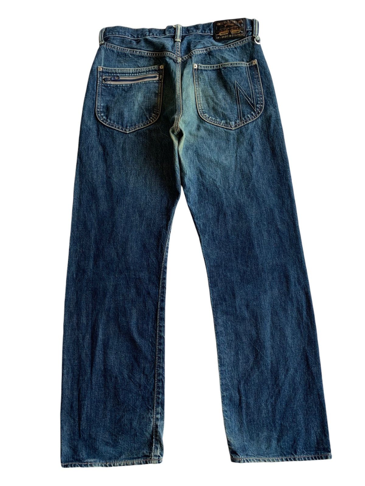 Kapital Underground Inc Nitraid Japanese Selvedge Jeans Denim ☠️ Size US 31 - 2 Thumbnail
