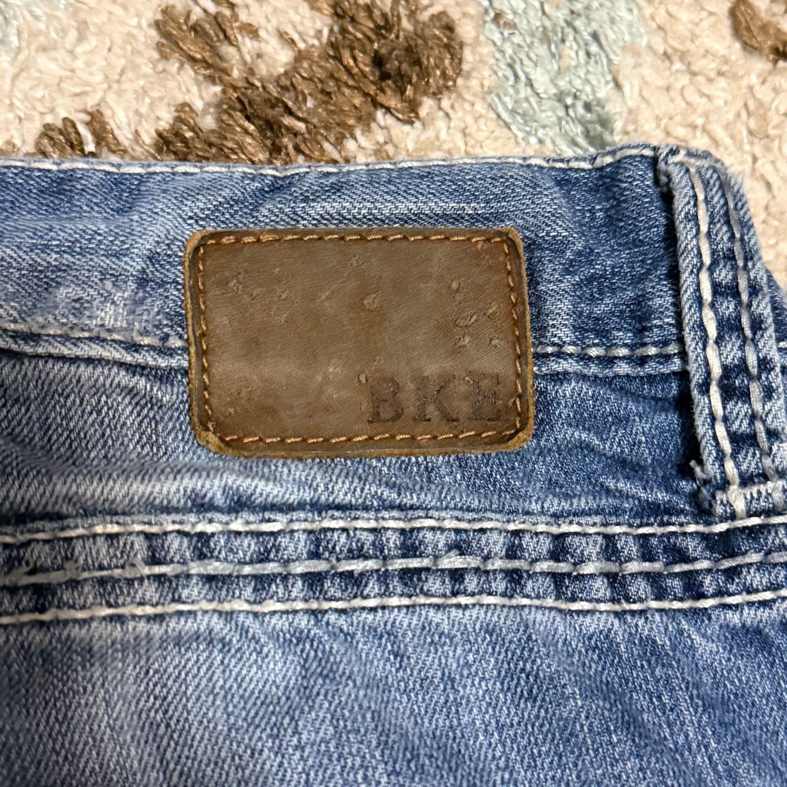 BKE BKE Buckle Mens Aiden Bootcut Jeans Size 34R Light Wash Size US 34 / EU 50 - 4 Thumbnail