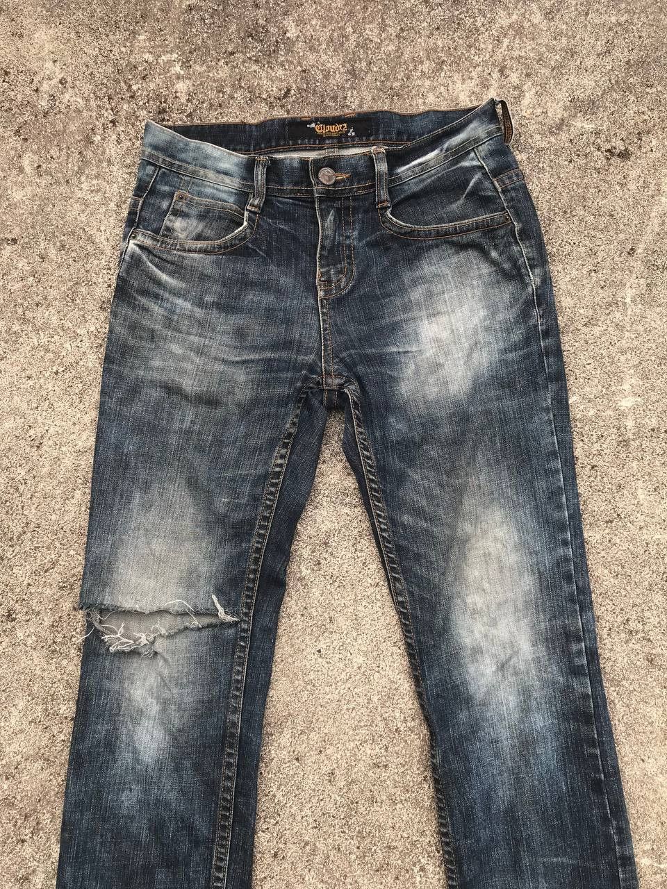 Tornado Mart Tamashi Cloud 72 Skullwings Undercover embroidered distress Size US 30 / EU 46 - 4 Thumbnail