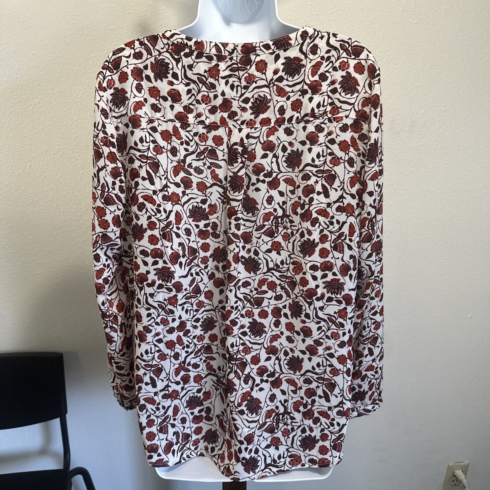 Adrianna Papell Adrianna Papell Boho Style Floral Blouse M Size M / US 6-8 / IT 42-44 - 5 Thumbnail