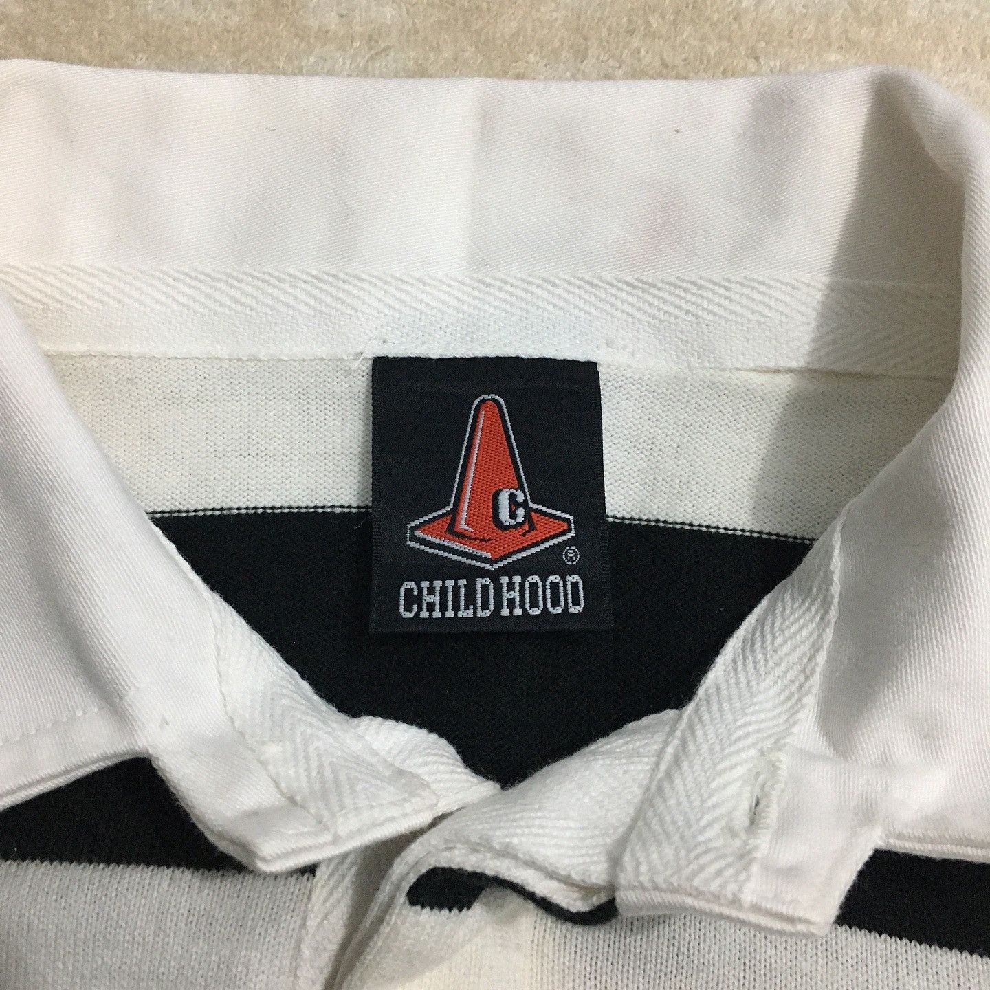 Japanese Brand Childhood Japan Polo Rugby Shirt Size US L / EU 52-54 / 3 - 8 Thumbnail