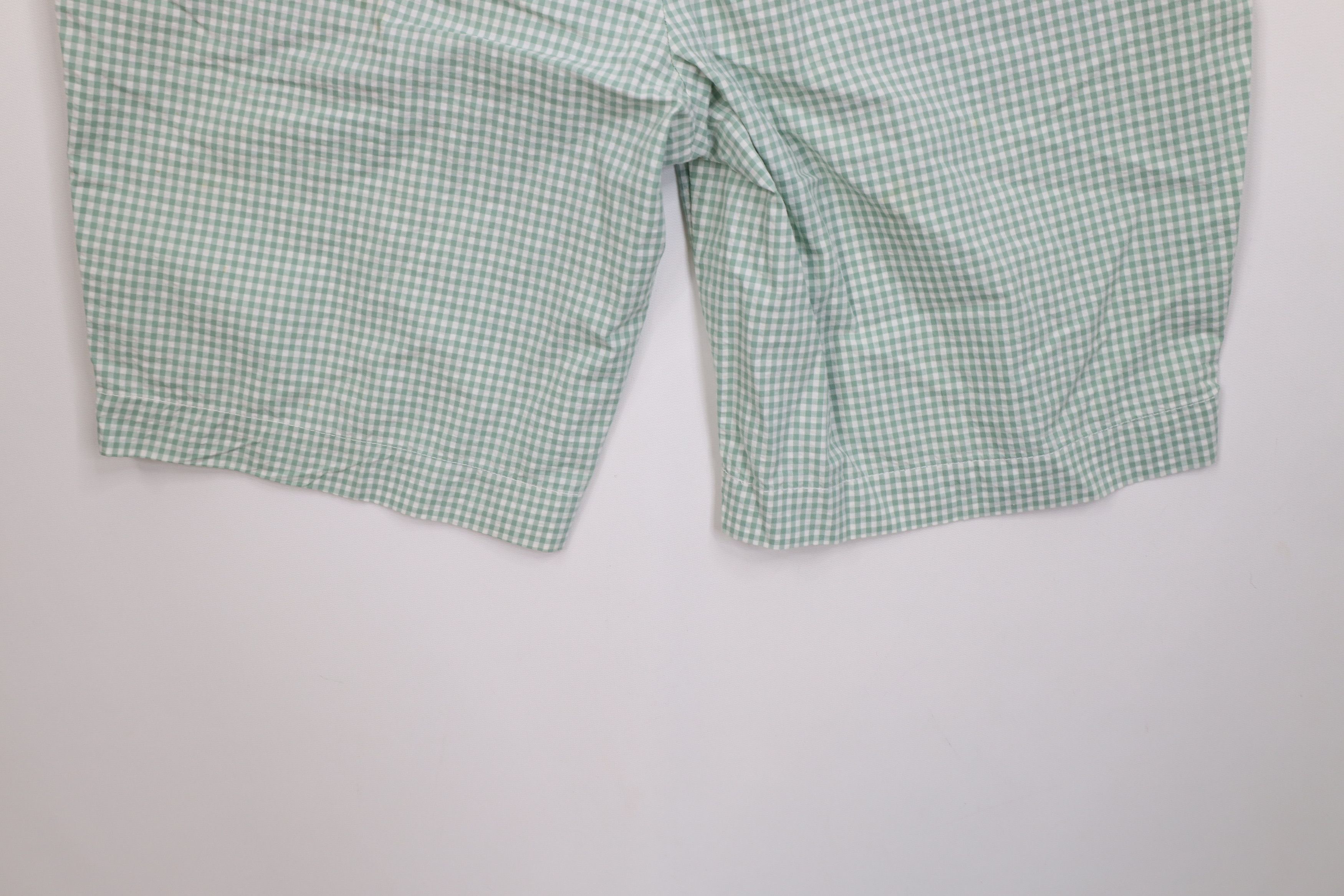 Ralph Lauren Vintage Ralph Lauren Chino Shorts Gingham Plaid Green Size US 35 - 12 Thumbnail