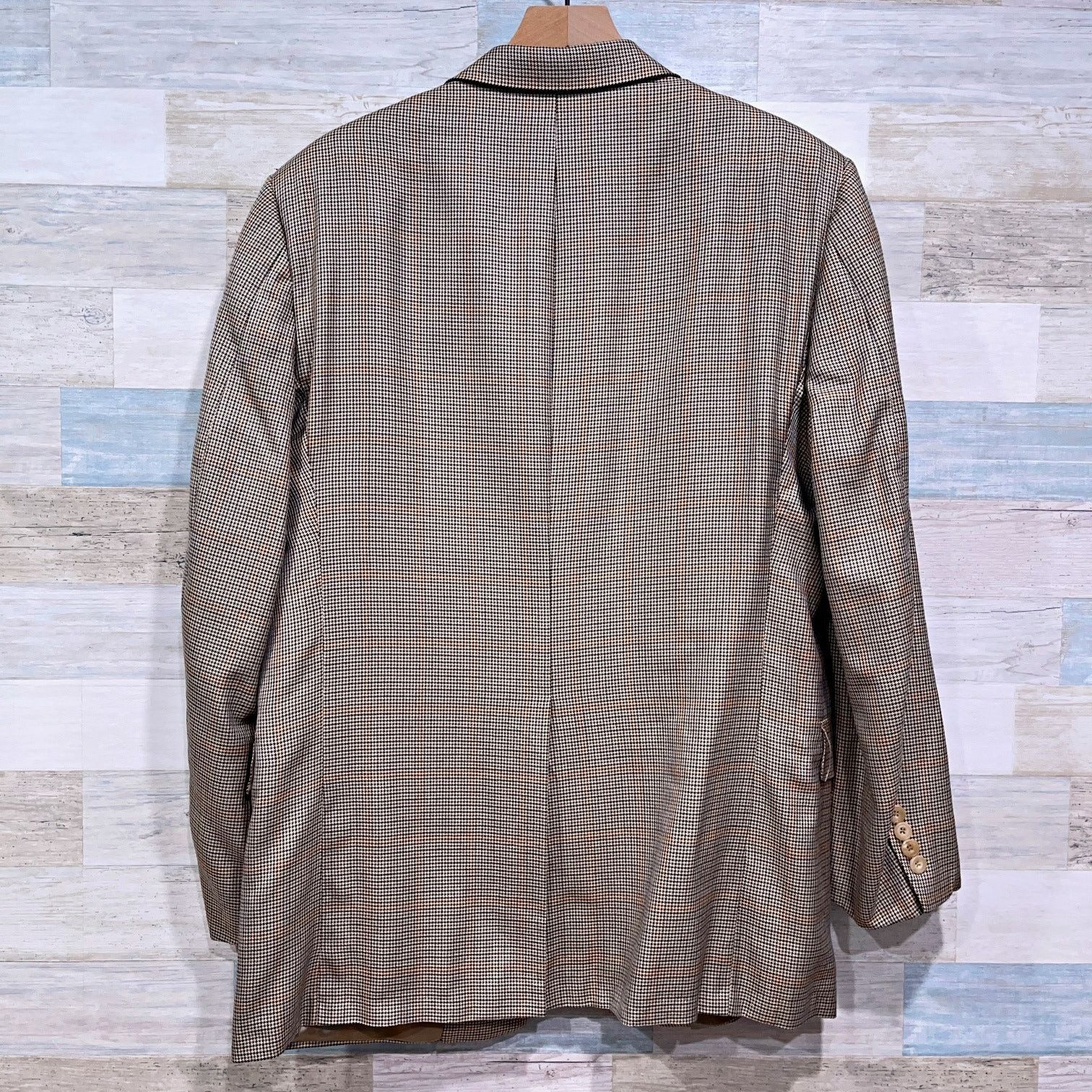 Hickey Freeman Hickey Freeman Boardroom Silk Wool Sport Coat Glen Check 42R Size 42R - 5 Thumbnail