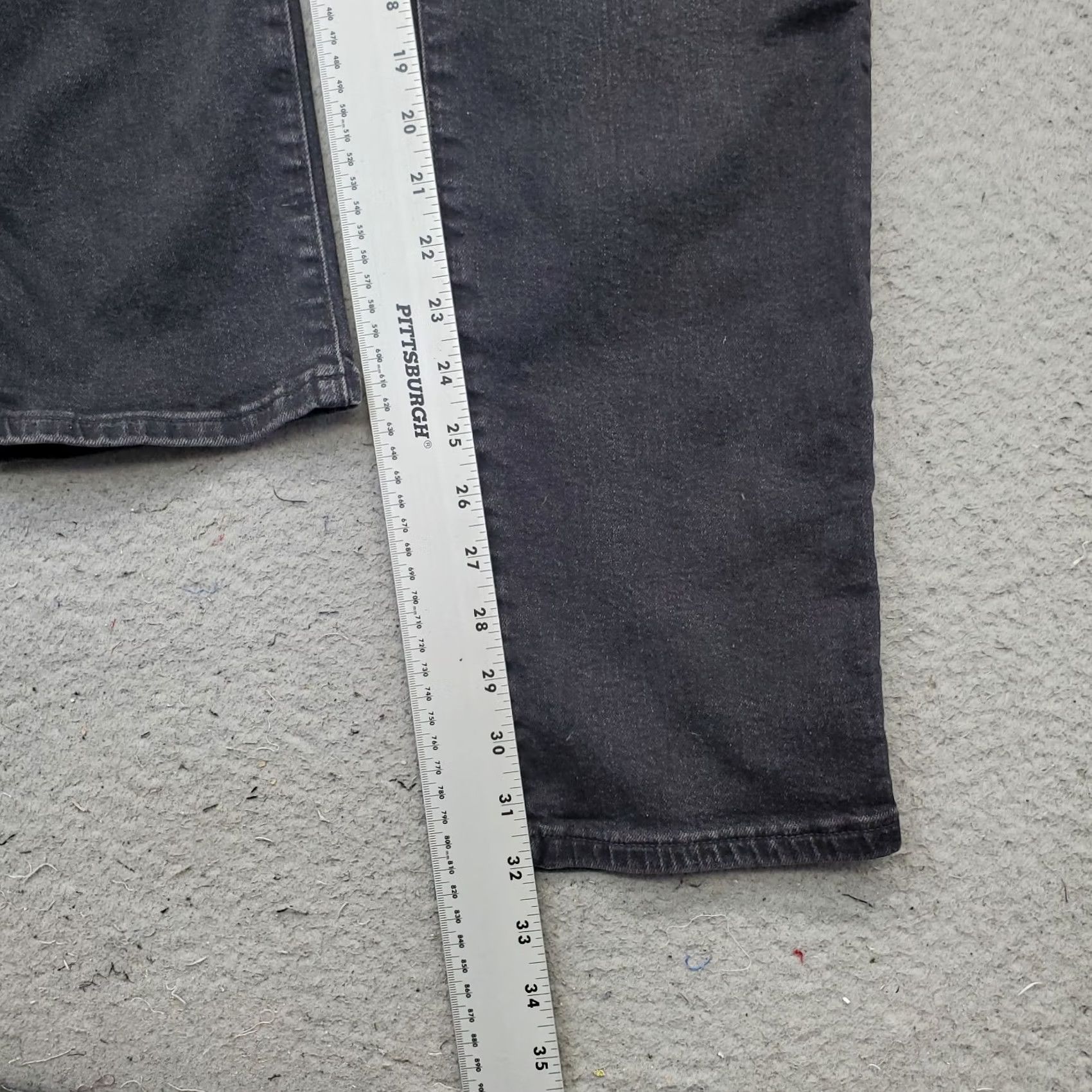 American Eagle Outfitters American Eagle Outfitters Jeans Womens 29x34 Black Denim Athletic Straight Leg Size 24" / US 00 / IT 34 - 4 Thumbnail