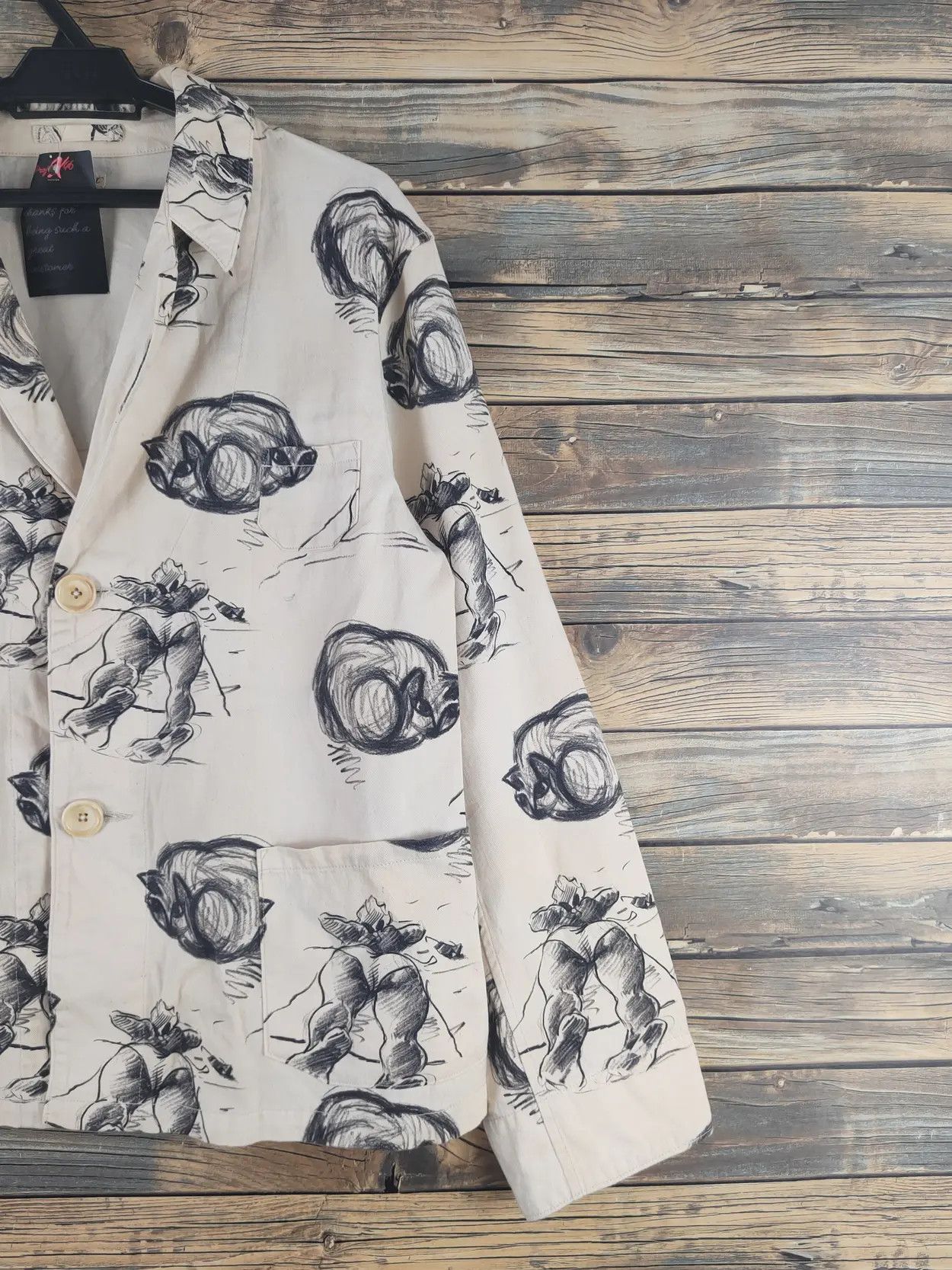 Kapital DL Kapital Beige cardigan Button Up Shirts #46-027T Size US M / EU 48-50 / 2 - 3 Thumbnail