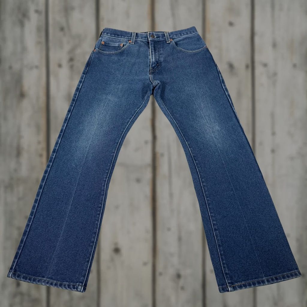 Levi's Levi's Jeans 31x30 Blue 517 Slim Bootcut Denim Pants Pocket Pockets Logo 5-Pocket 65% Cotton 35% Polyester Western Cowboy Work Mens Jeans Size US 31 - 1 Thumbnail