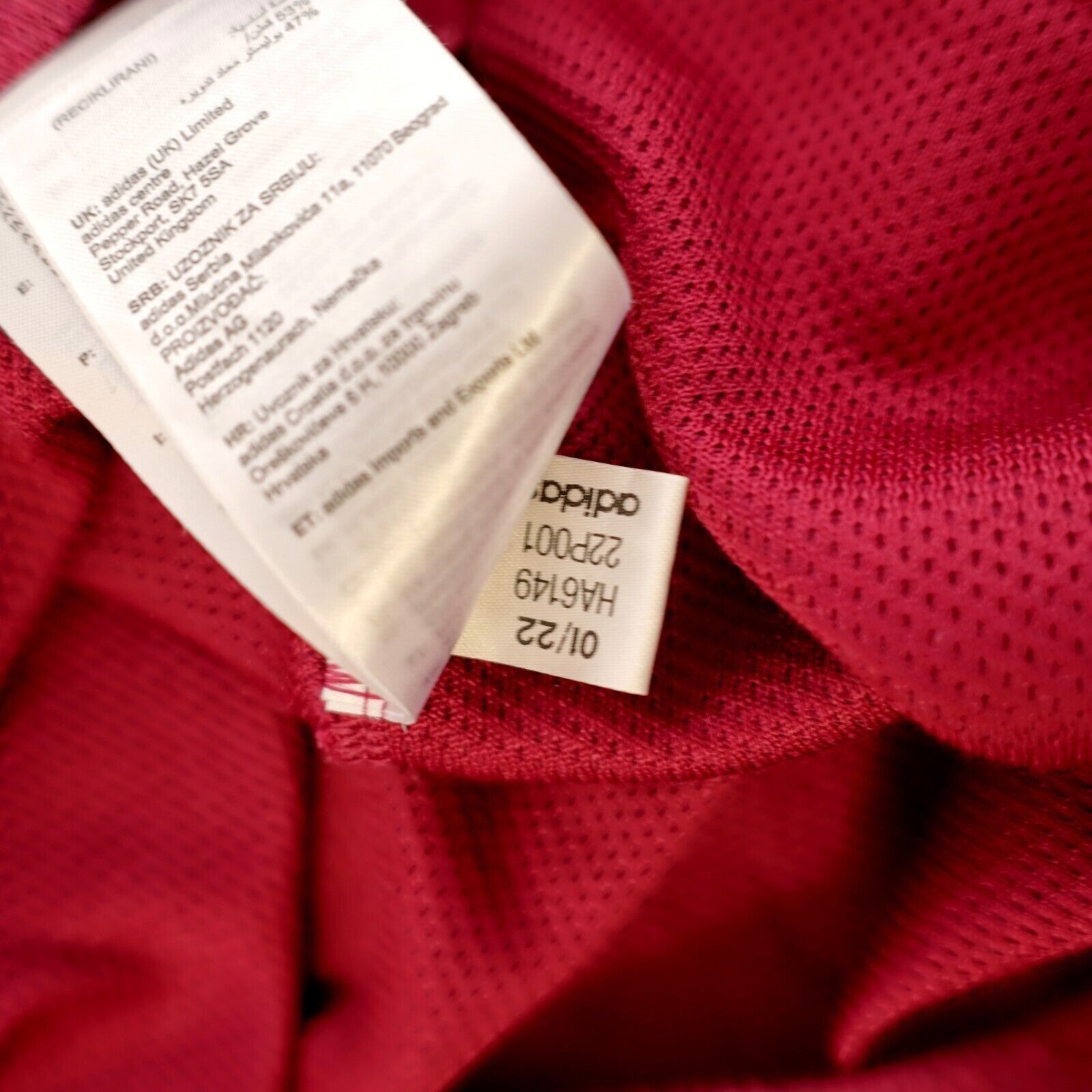 Adidas Adidas Red / Purple 1/4 Zip Pullover Athleisure Jacket Prime Size US S / EU 44-46 / 1 - 13 Thumbnail