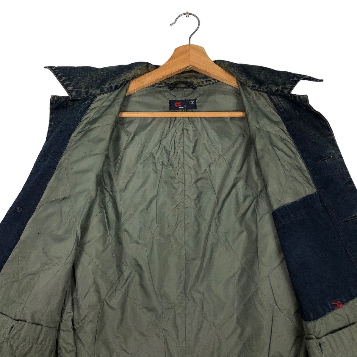 45rpm 🔥Vtg Indigo Denim Work Jacket Button R 45RPM Japan Made Size US M / EU 48-50 / 2 - 12 Thumbnail