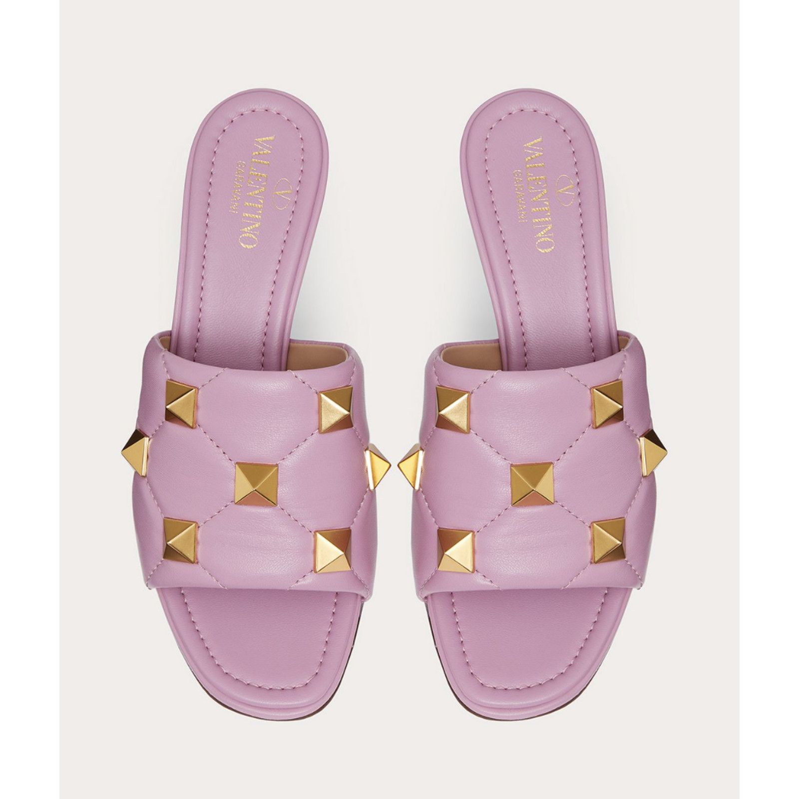 Valentino Rockstud Roman Stud Backless Mule Slide Heel Sandal 38 Size US 8 / IT 38 - 7 Thumbnail