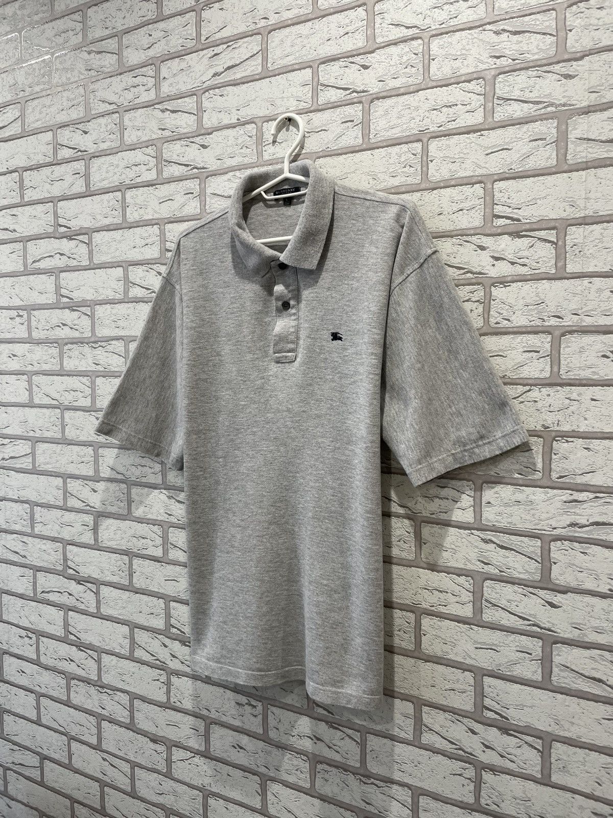 Burberry × Vintage Vintage Burberry London Short Sleeve Polo T Shirt Tee Size US L / EU 52-54 / 3 - 2 Thumbnail