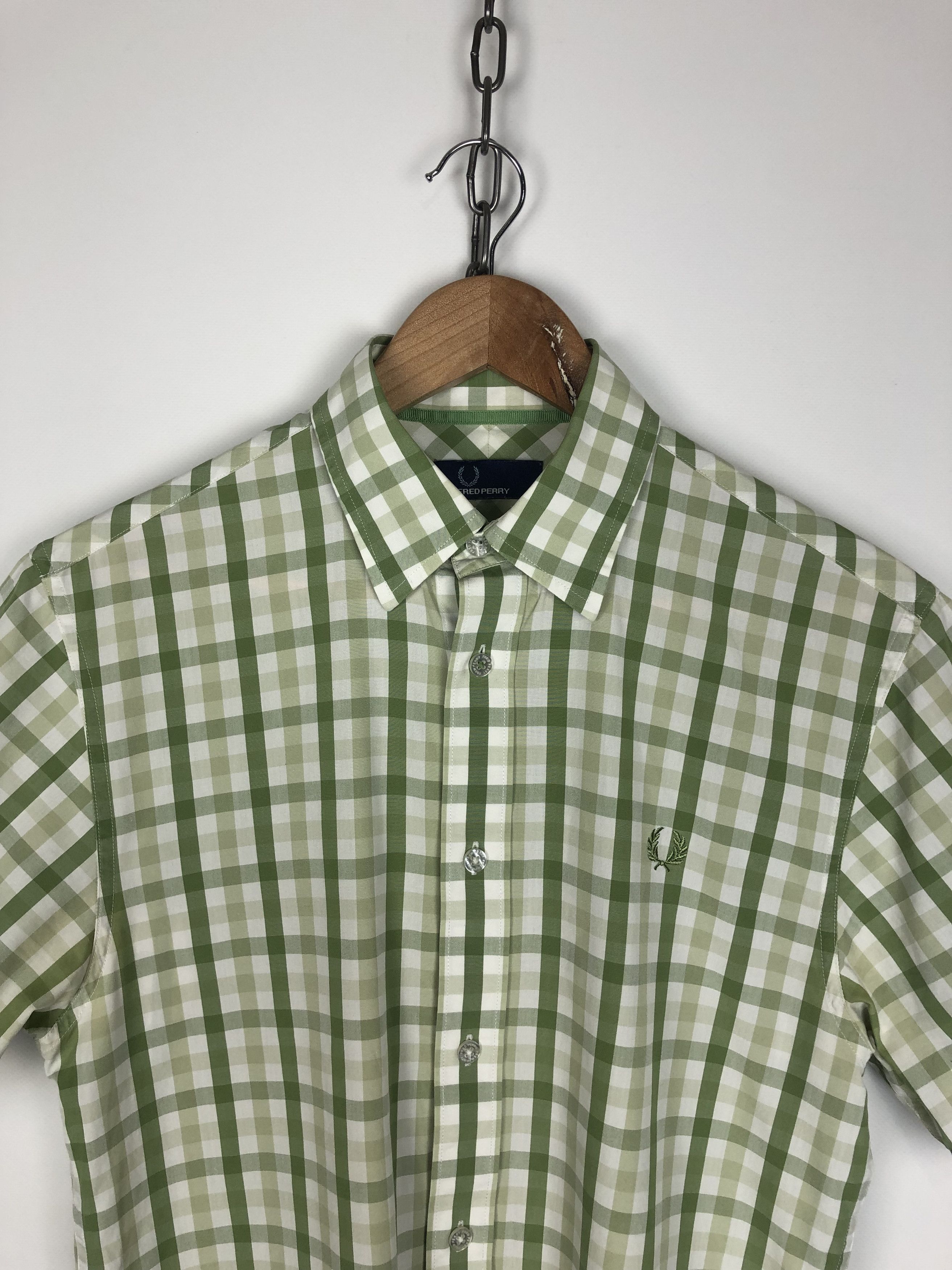 Fred Perry Fred Perry Check Shirt Short Sleeve Small Logo size S Size US S / EU 44-46 / 1 - 2 Thumbnail