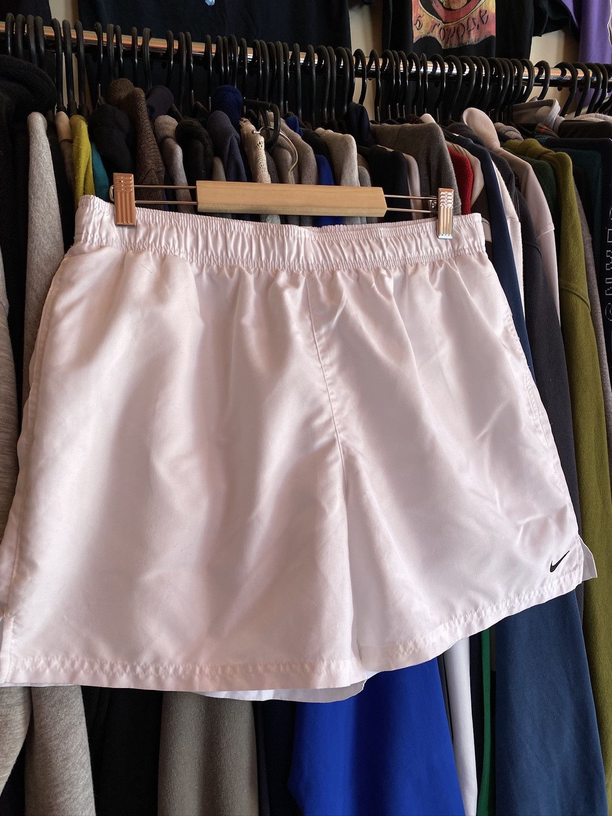 Nike VINTAGE NIKE WHITE SHORTS Y2k Size US 34 / EU 50 - 2 Thumbnail