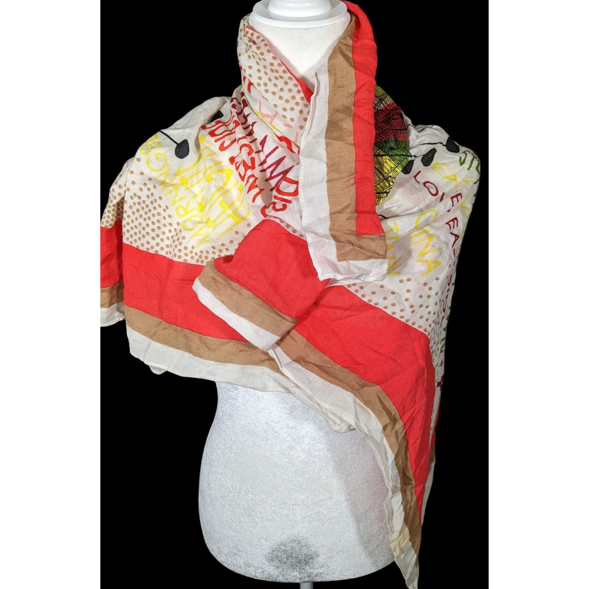 Madewell Madewell New York Map Printed Scarf/Shawl Size ONE SIZE - 6 Thumbnail