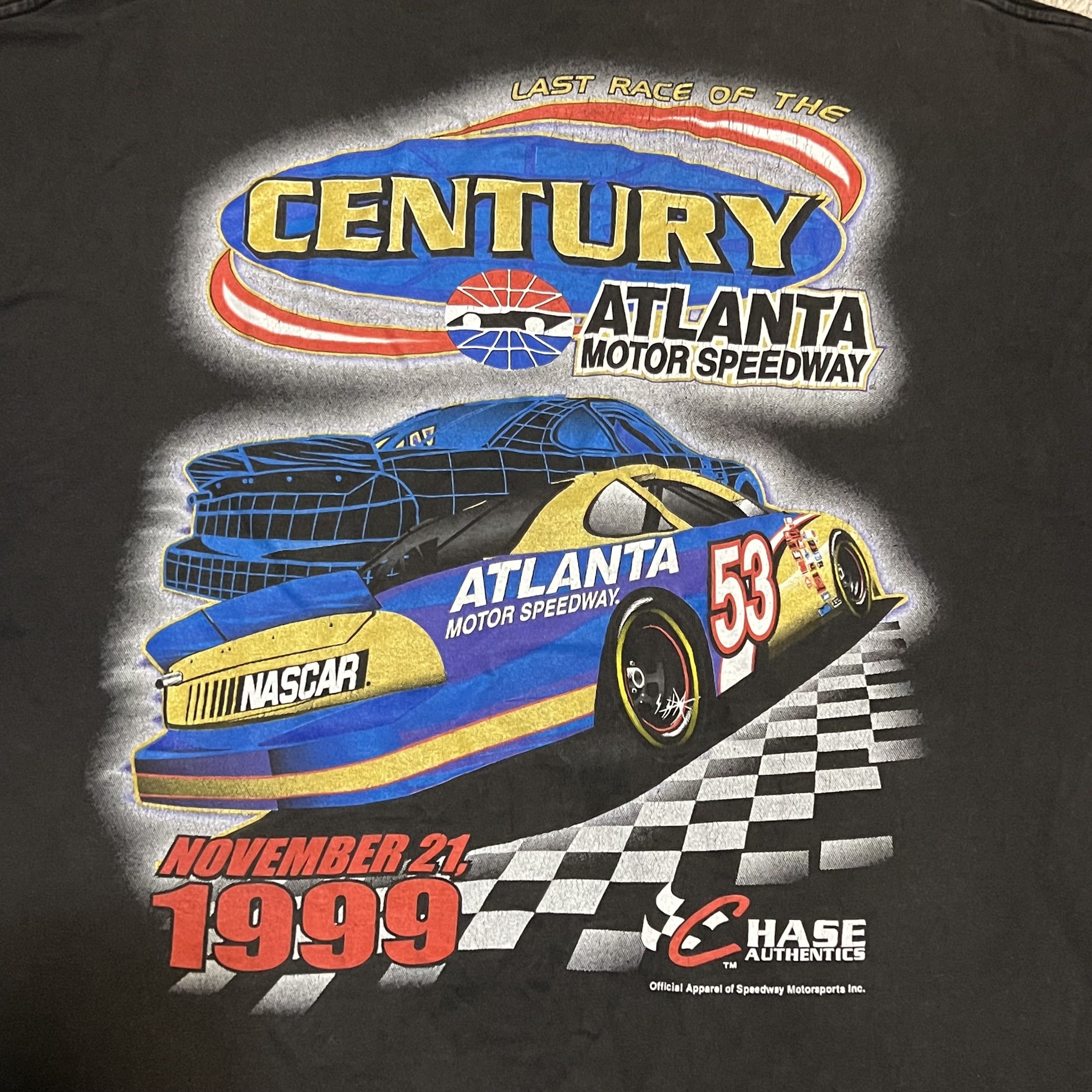 Chase Authentics × NASCAR × Vintage Vintage 1999 Atlanta Motor Speedway Century Shirt XL Size US XL / EU 56 / 4 - 4 Thumbnail