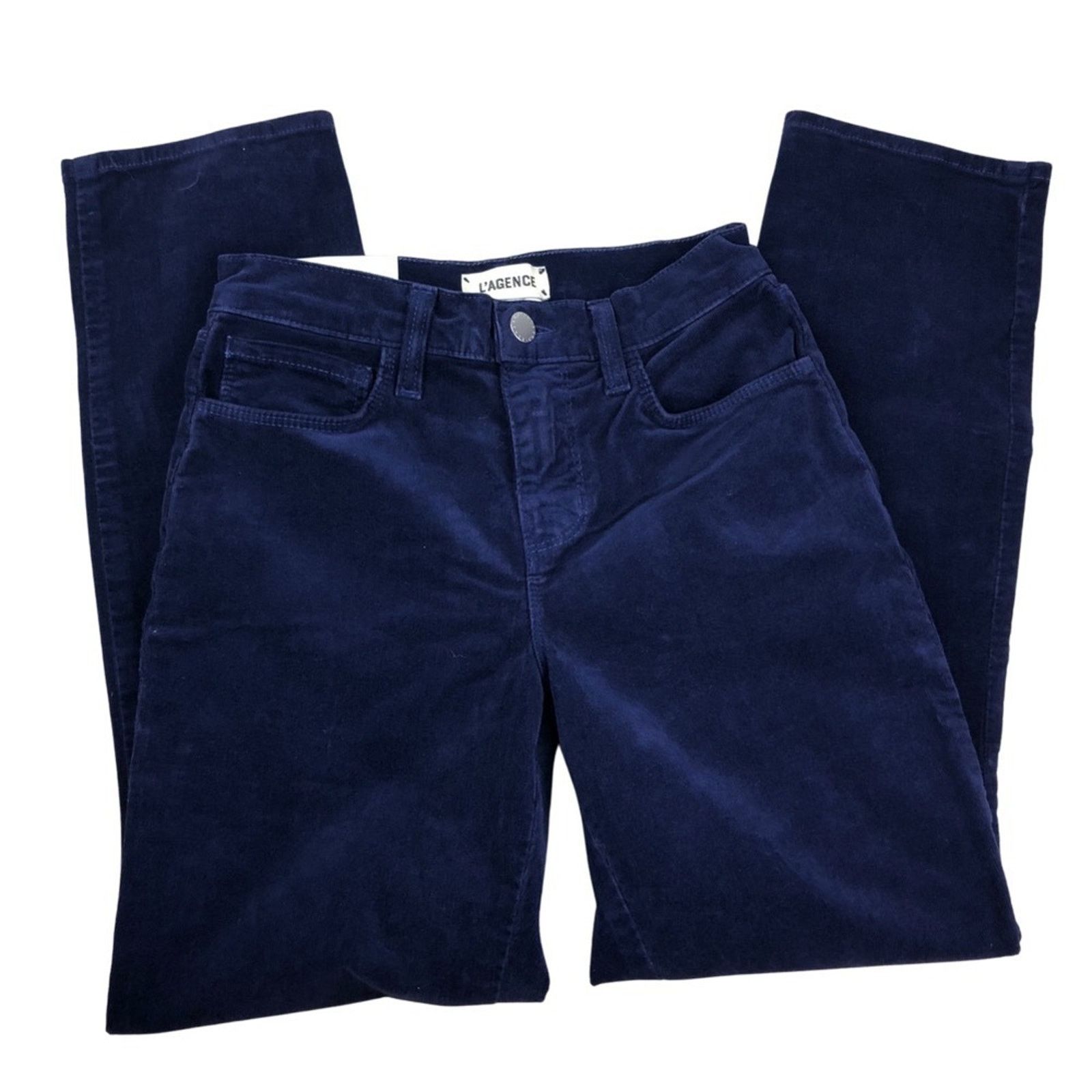 L'AGENCE New with tag L’AGENCE Sada Corduroy Crop Skinny Pants Size 23" - 4 Thumbnail