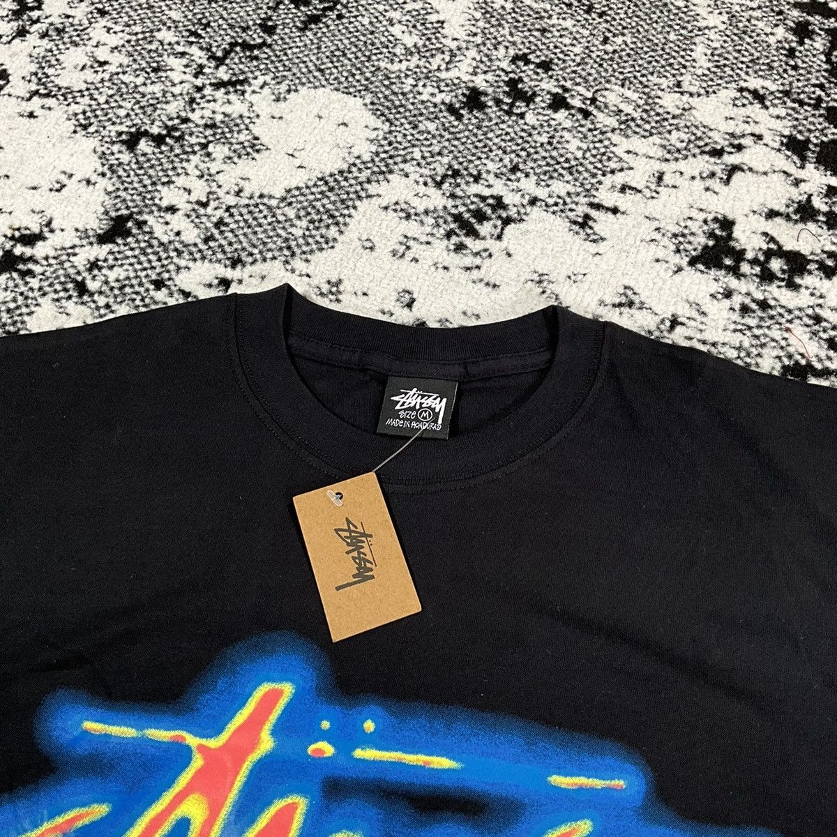 Stussy STUSSY THERMAL TEE BLACK - M Size US M / EU 48-50 / 2 - 5 Thumbnail