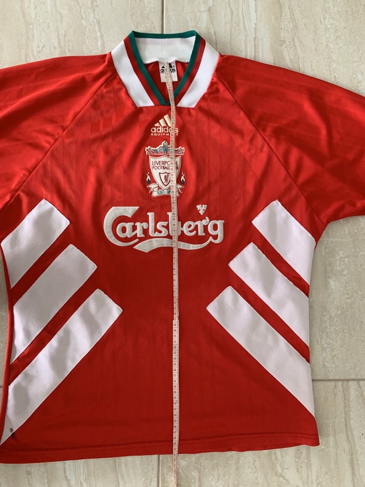Adidas × Vintage Liverpool 1993 1995 Home Football Shirt Jersey Adidas Size US S / EU 44-46 / 1 - 8 Thumbnail