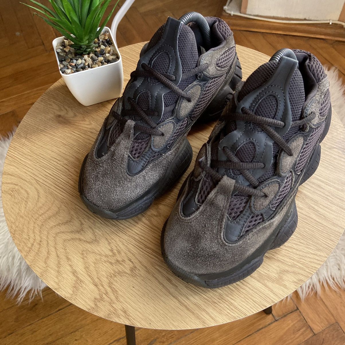 Adidas 📌 Adidas x Yeezy Boost 500 Utility Black Sneakers Size US 5 / EU 37 - 3 Thumbnail
