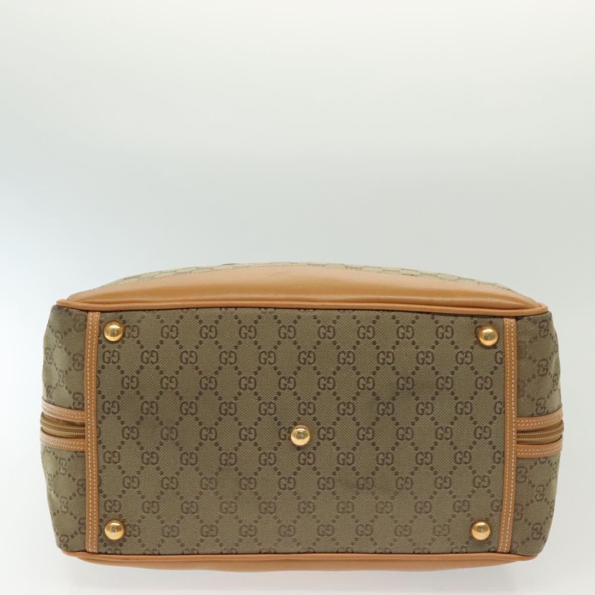 Gucci GUCCI GG Canvas Boston Bag Gold Beige 013 123 013 123 Size ONE SIZE - 11 Thumbnail