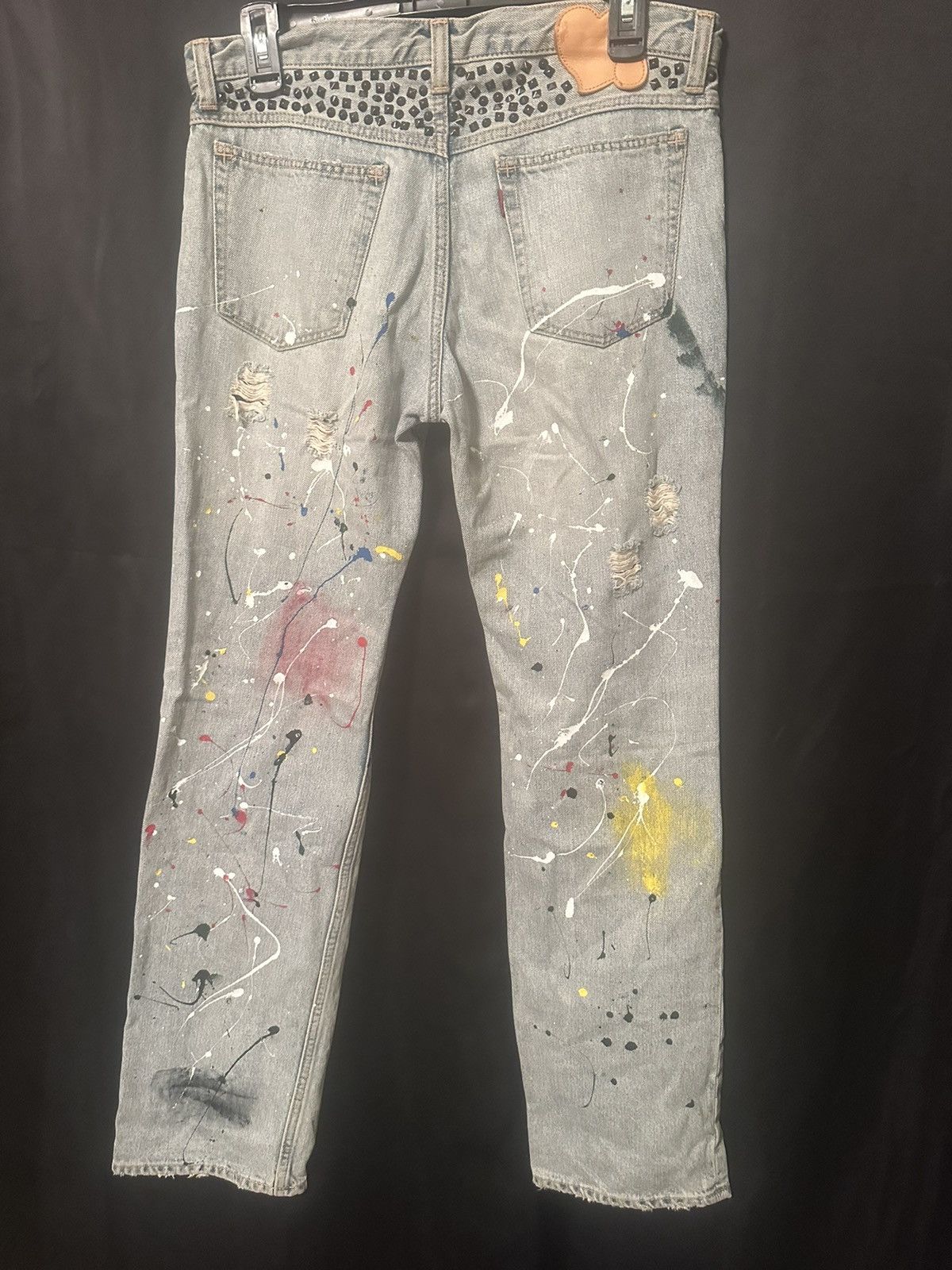 Number (N)ine Number (N)ine 06 Distressed Paint Splat Pants Size US 32 / EU 48 - 3 Thumbnail