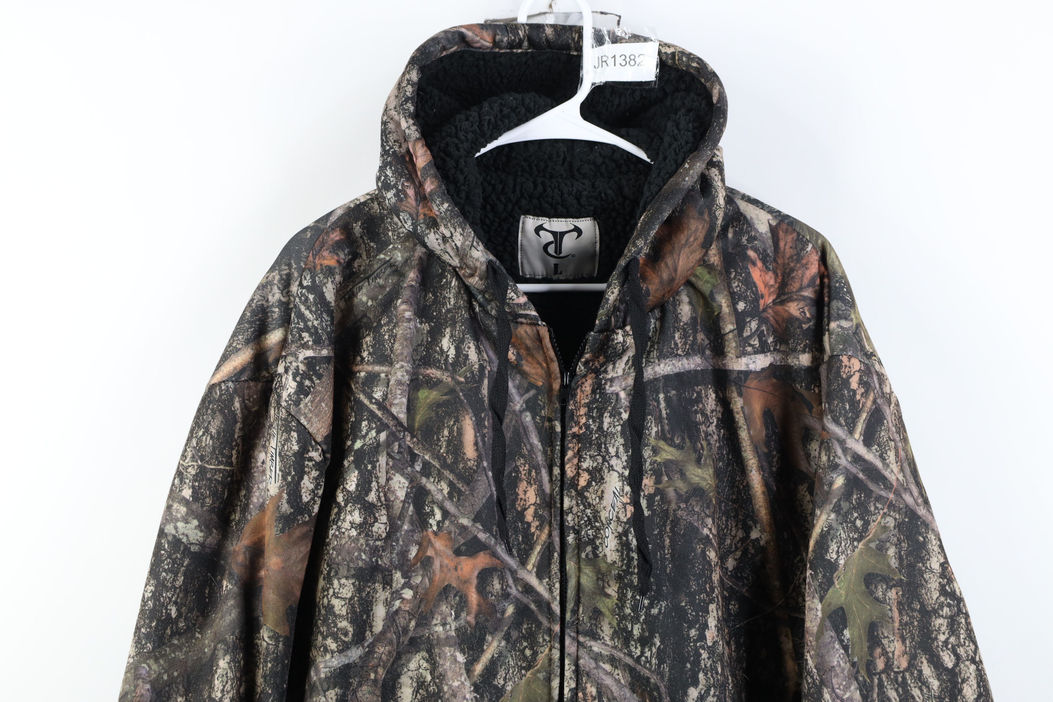 Vintage Vintage Y2K Streetwear Lined Camouflage Full Zip Hoodie Size US L / EU 52-54 / 3 - 2 Thumbnail