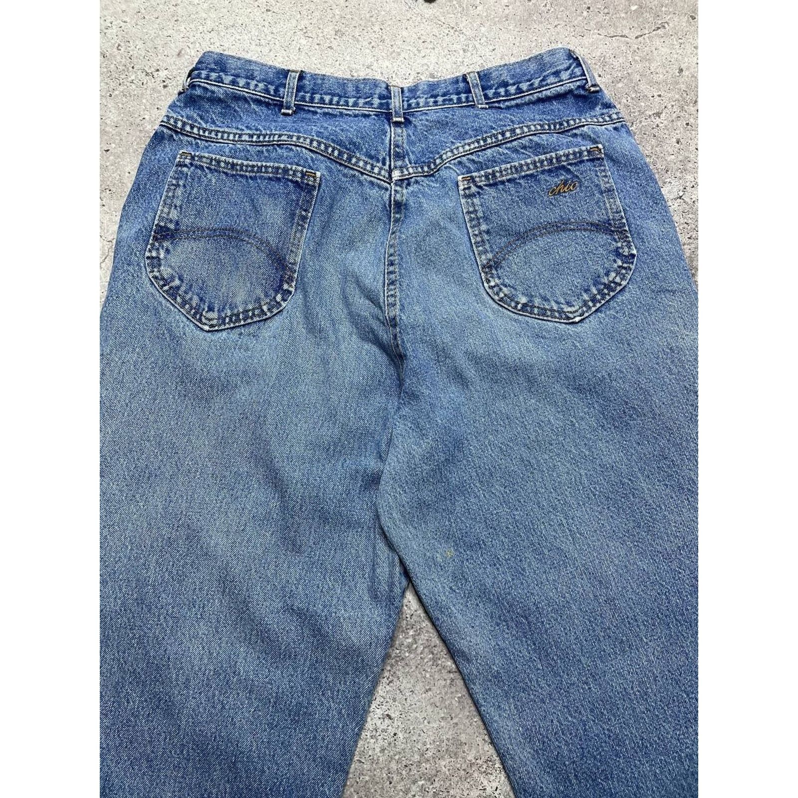 Vintage Vintage Chic Jeans Blue High Waist Denim Pants Size XL USA Size 33" - 9 Thumbnail