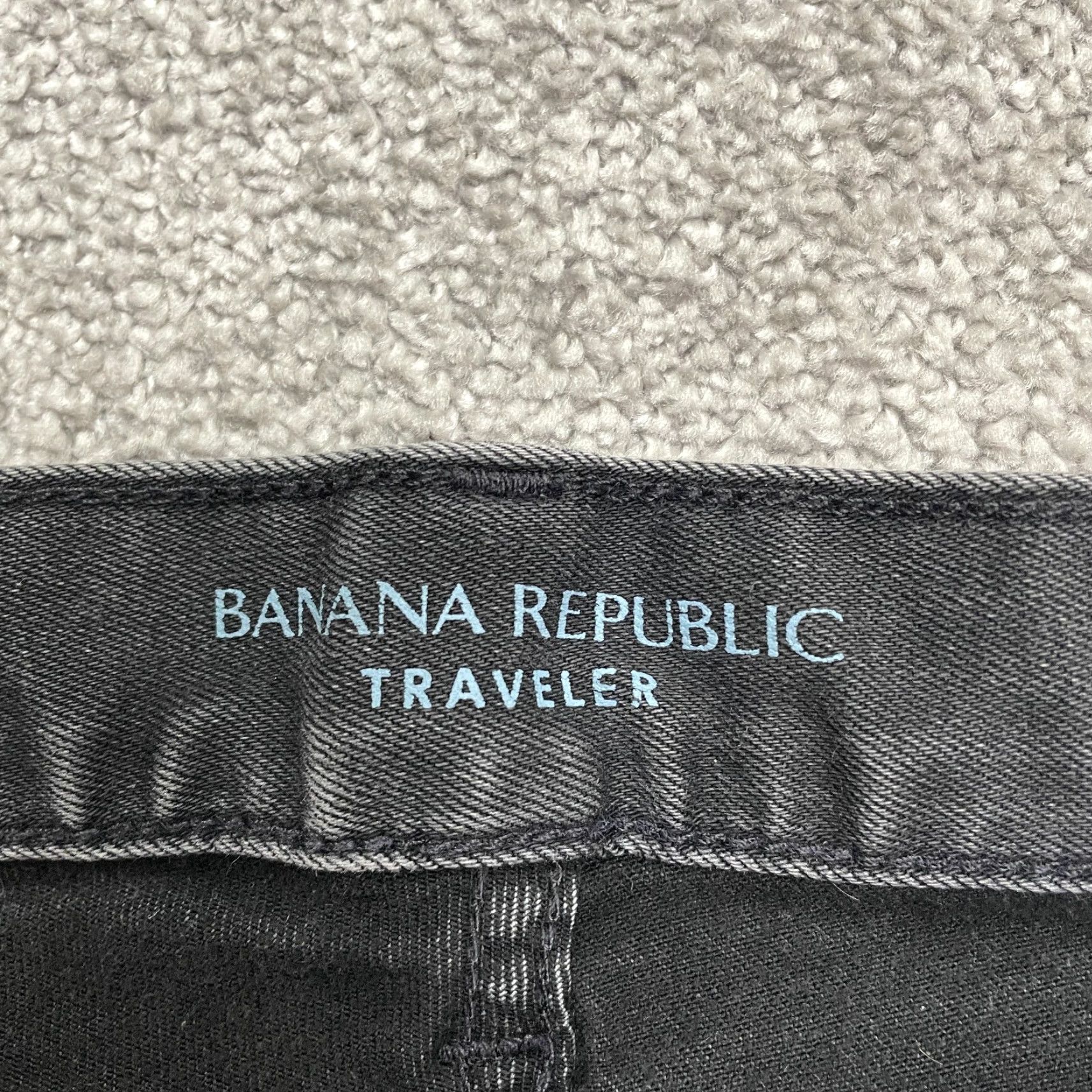Banana Republic Banana Republic Traveler Slim Fit Denim Jeans Mens 35x30 Black Straight Casual Size US 35 - 5 Thumbnail
