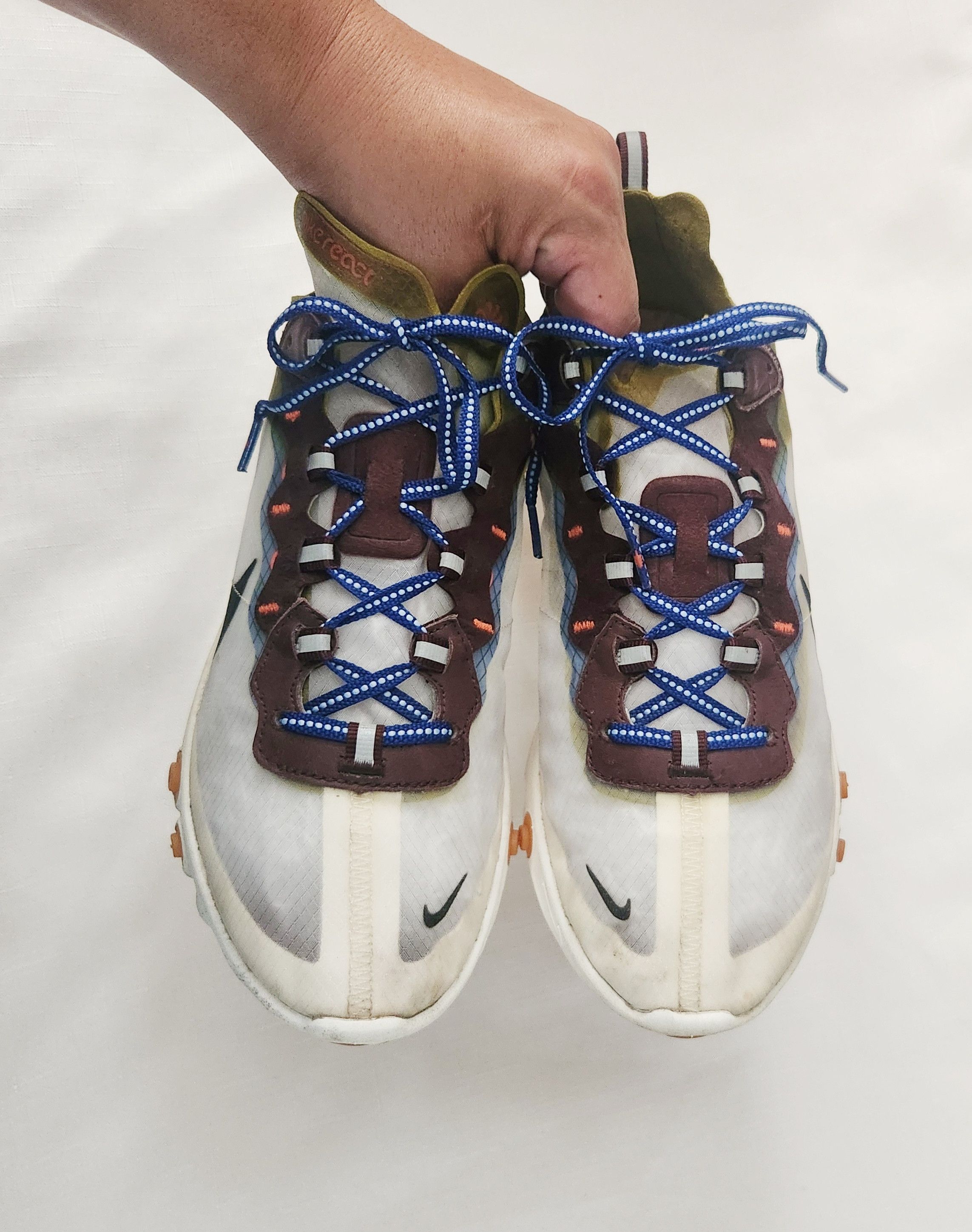 Nike Nike React Element 87 "Moss Multicolor 2019 AQ1090-300 SZ 11 Size US 11 / EU 44 - 8 Thumbnail