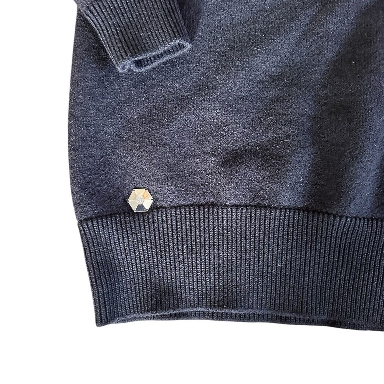 Philipp Plein Philipp Plein Couture "Raised on Champagne" Wool Sweater Size S / US 4 / IT 40 - 2 Thumbnail
