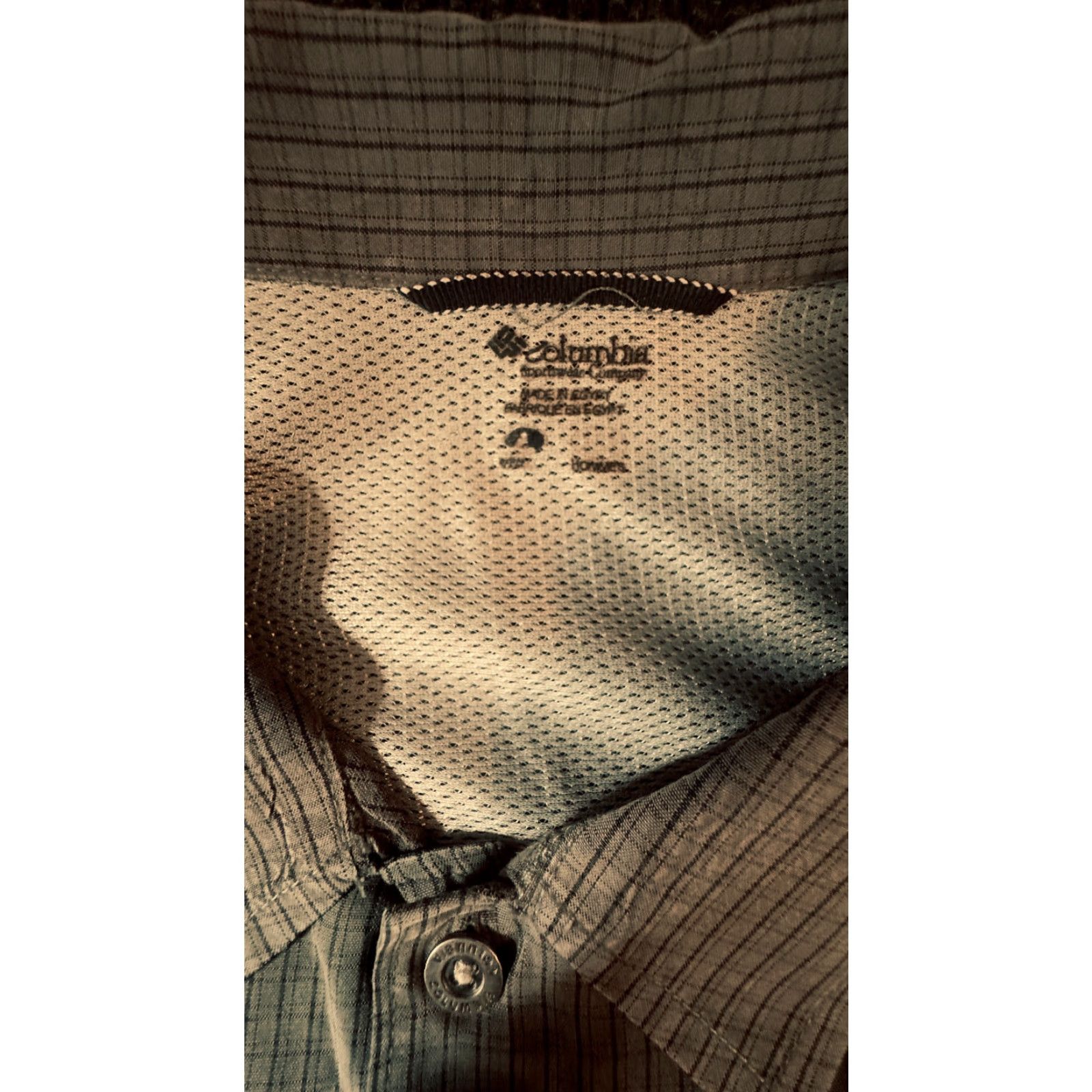 Vintage VINTAGE Columbia Omni-Shield Short Sleeve Button Up Men's XL Gray Check Shirt Size US XL / EU 56 / 4 - 2 Thumbnail