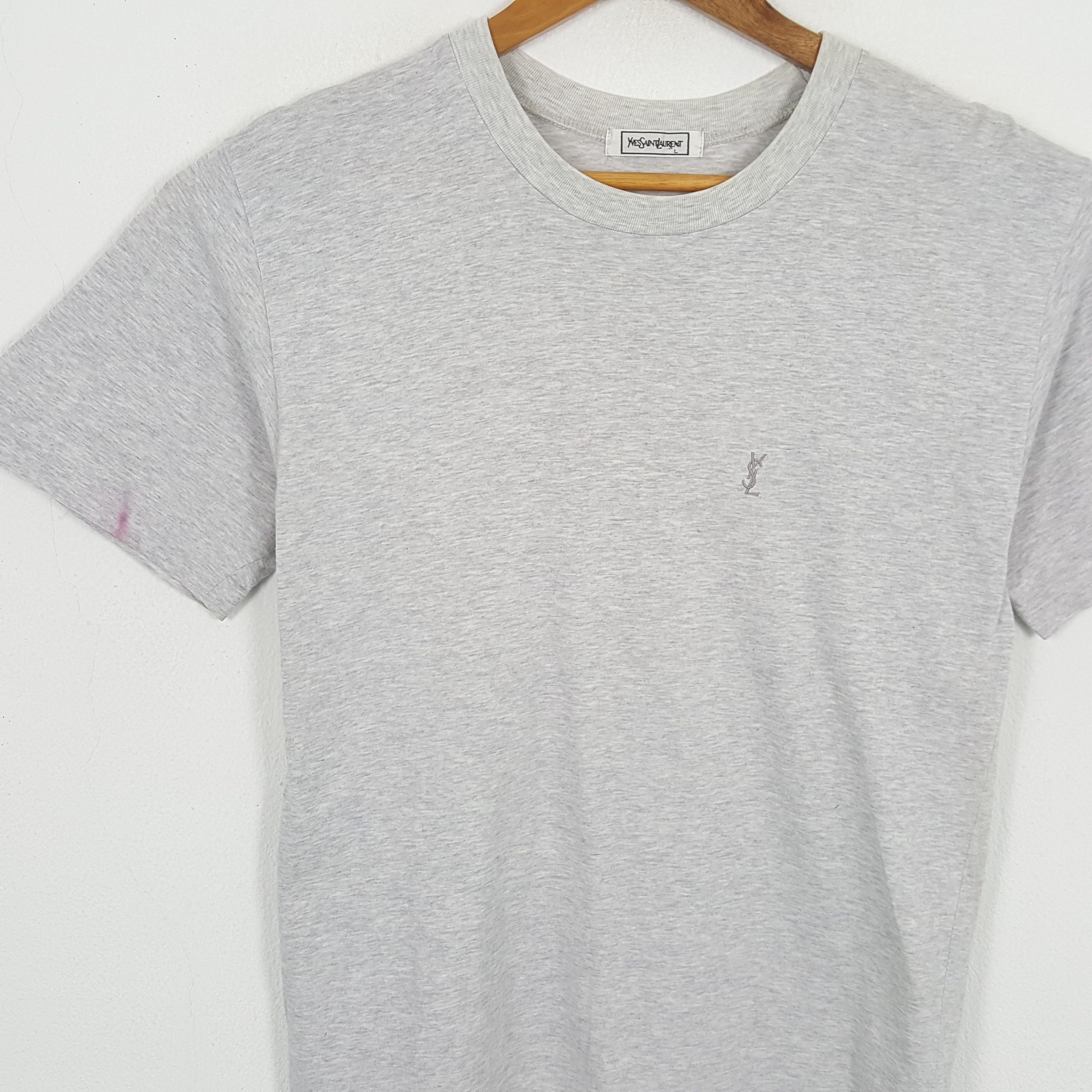 Vintage × Yves Saint Laurent Vintage YVES SAINT LAURENT Italian Brand T-Shirts Size US M / EU 48-50 / 2 - 2 Thumbnail