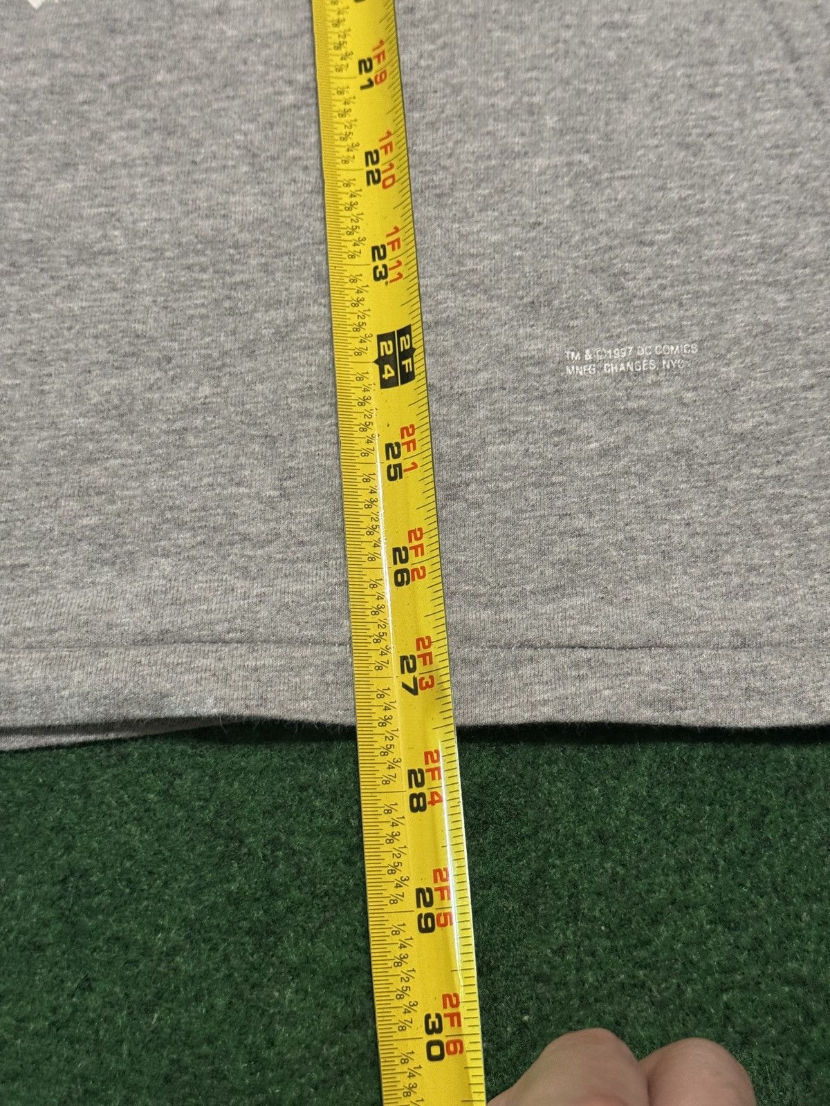 Vintage Vintage 90s Superman RARE Blue Changes Medium Gray T Shirt Size US M / EU 48-50 / 2 - 7 Thumbnail