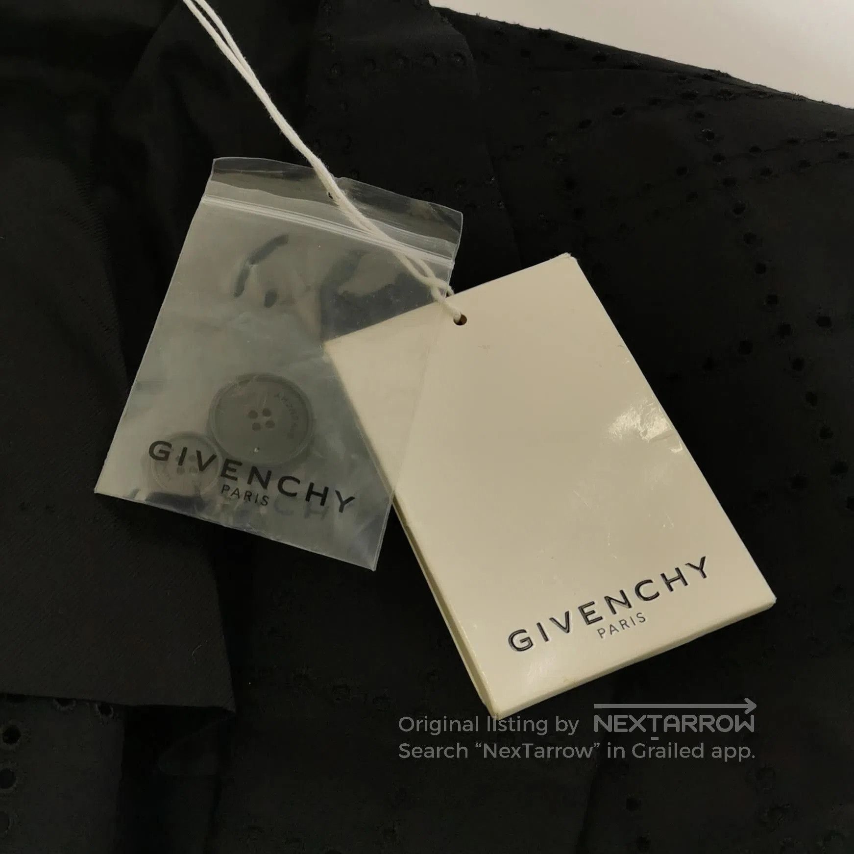 Givenchy Givenchy Cotton Houndstooth Lapel Coat XXL. Size US XXL / EU 58 / 5 - 3 Thumbnail