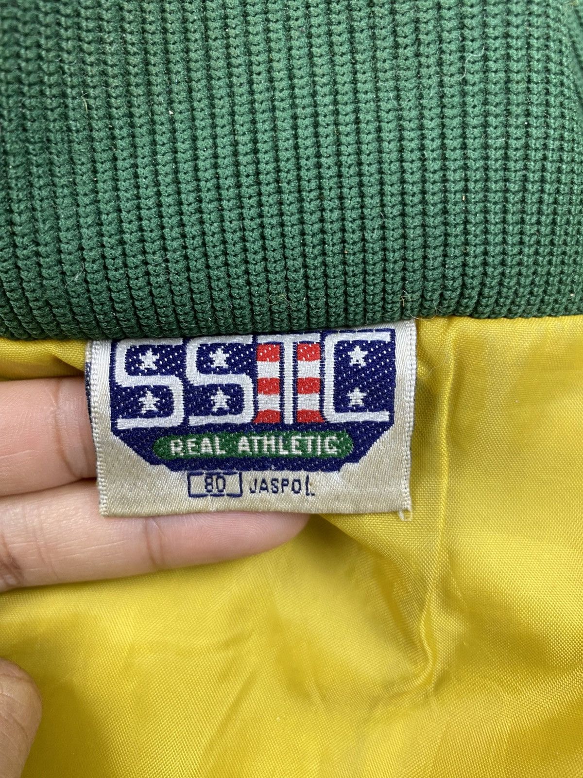 Japanese Brand × Vintage Vintage SSTC Real Athletic Fullzip Bombers Jacket Size US L / EU 52-54 / 3 - 7 Thumbnail