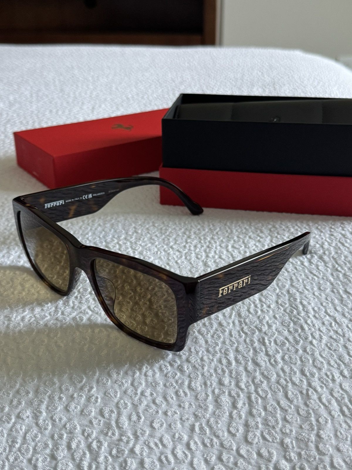 Ferrari Ferrari Tortoise Sunglasses Size ONE SIZE - 1 Thumbnail