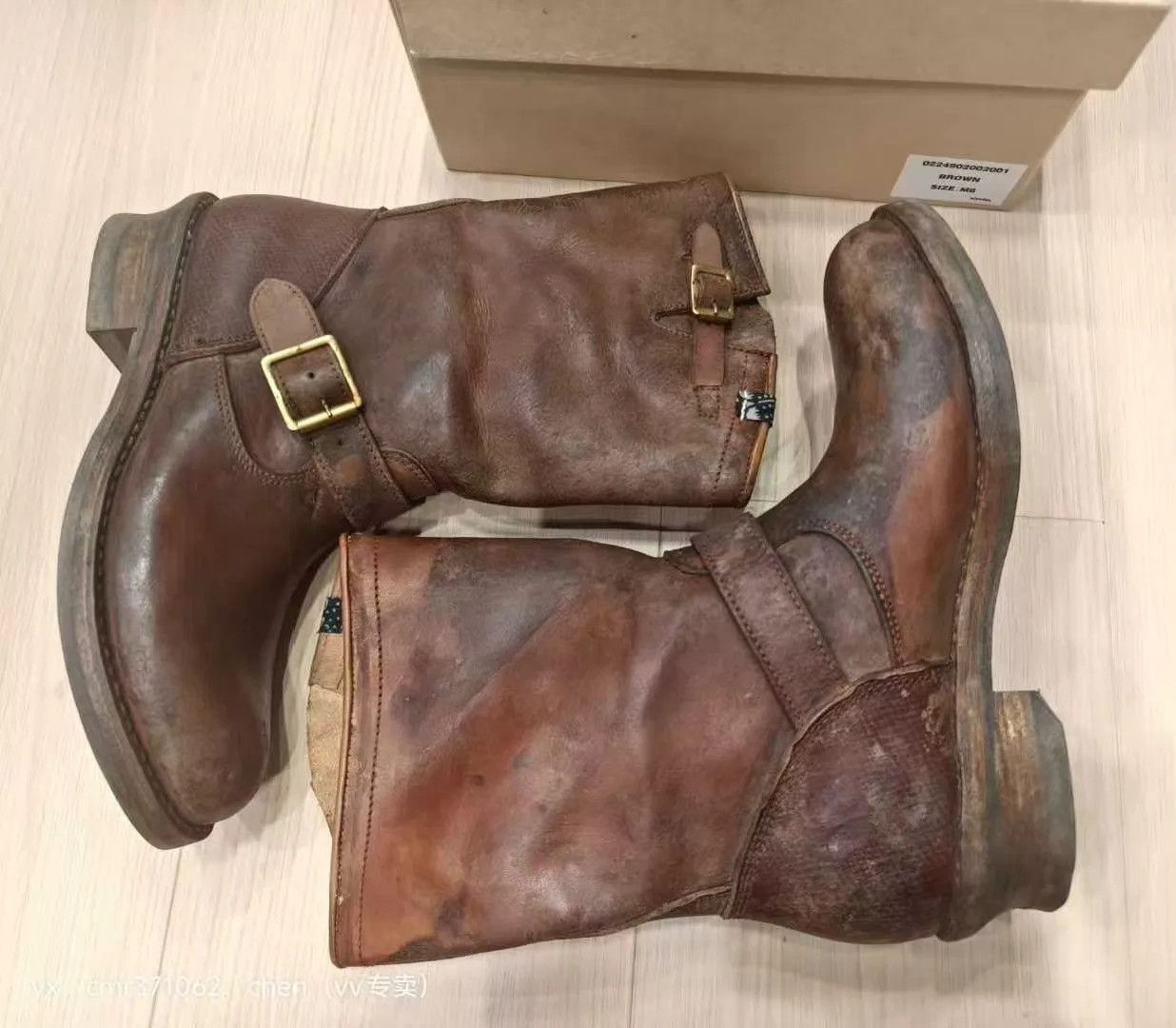 Visvim VISVIM 24 ICT T.W.O. BOOTS Brn US8 Muddy Engineer Boots Size US 8 / EU 41 - 4 Thumbnail