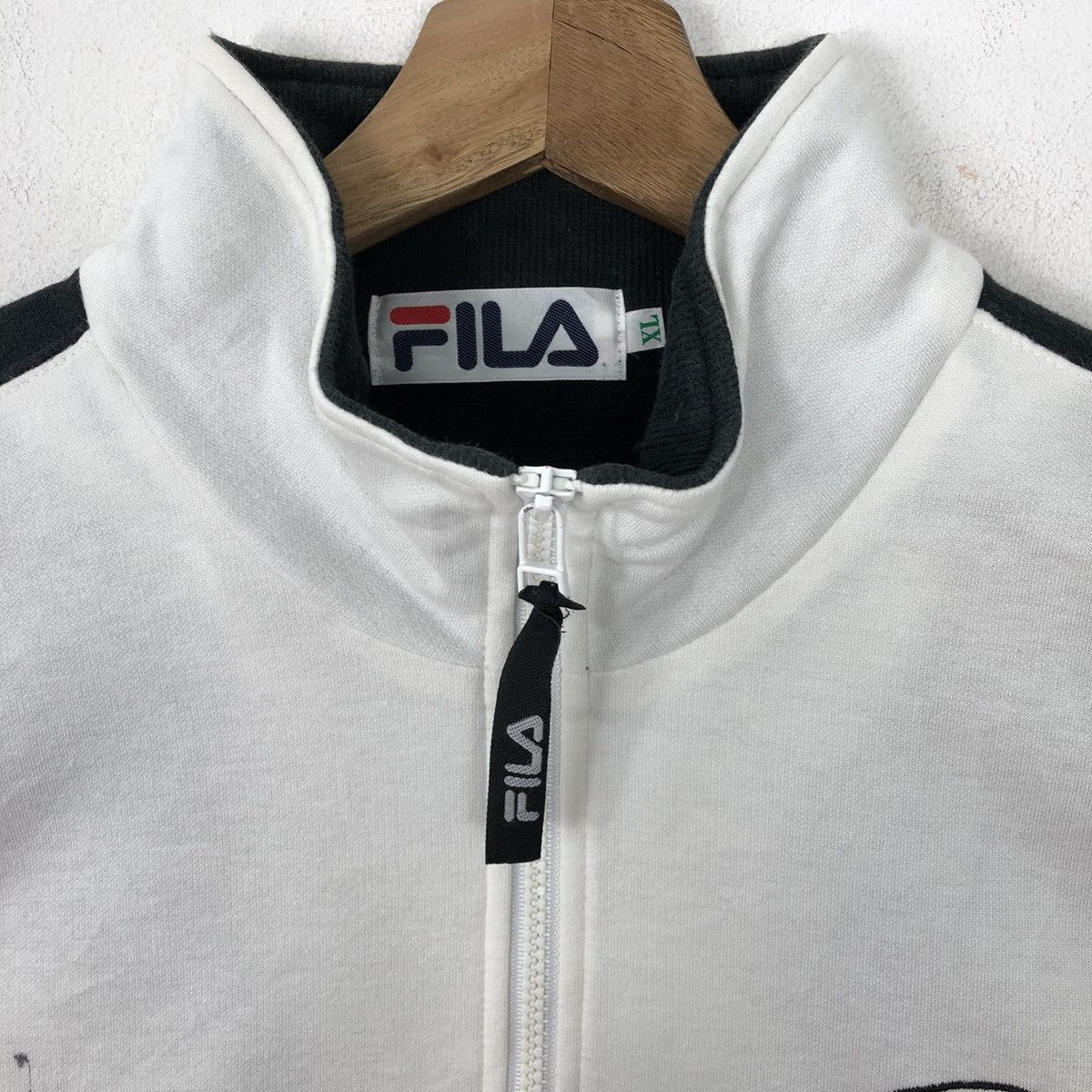 Fila FILA Vintage Sportswear Half Zipper Sweatshirt Size US XL / EU 56 / 4 - 5 Thumbnail