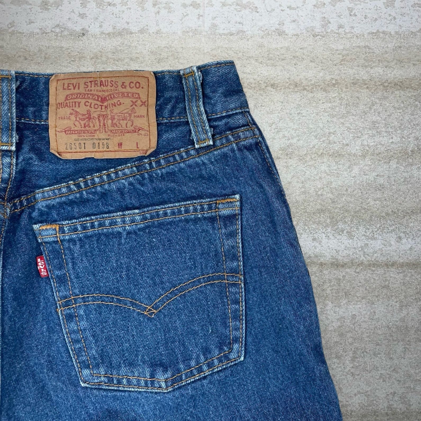 Levi's Vintage 90s Levis Jeans 501 28x30 Regular Straight Dark Wash Size US 28 / EU 44 - 3 Thumbnail