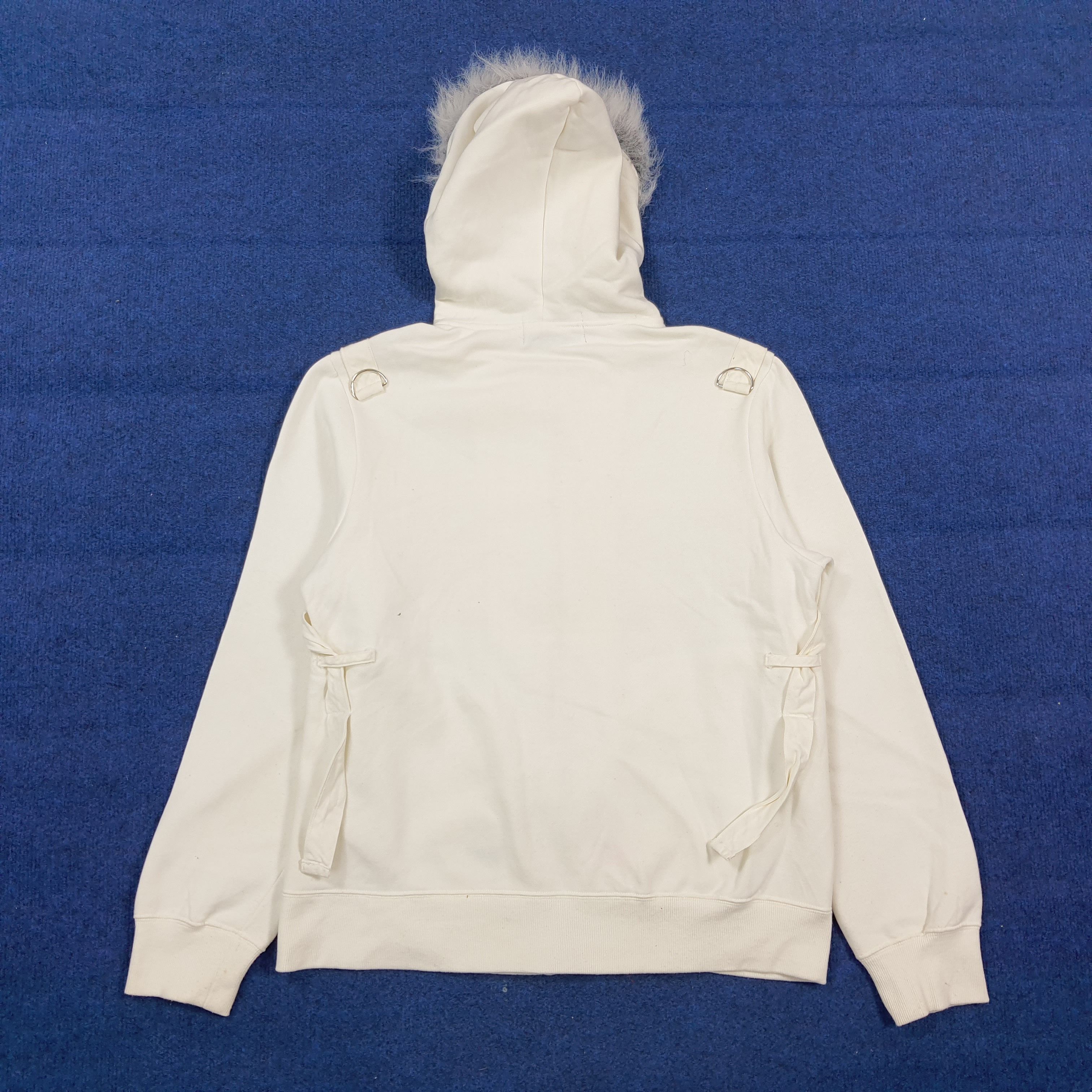 Vintage Vintage Center Clease Cyber Grunge Hoodie Fur Hood C307N16 Size US S / EU 44-46 / 1 - 3 Thumbnail