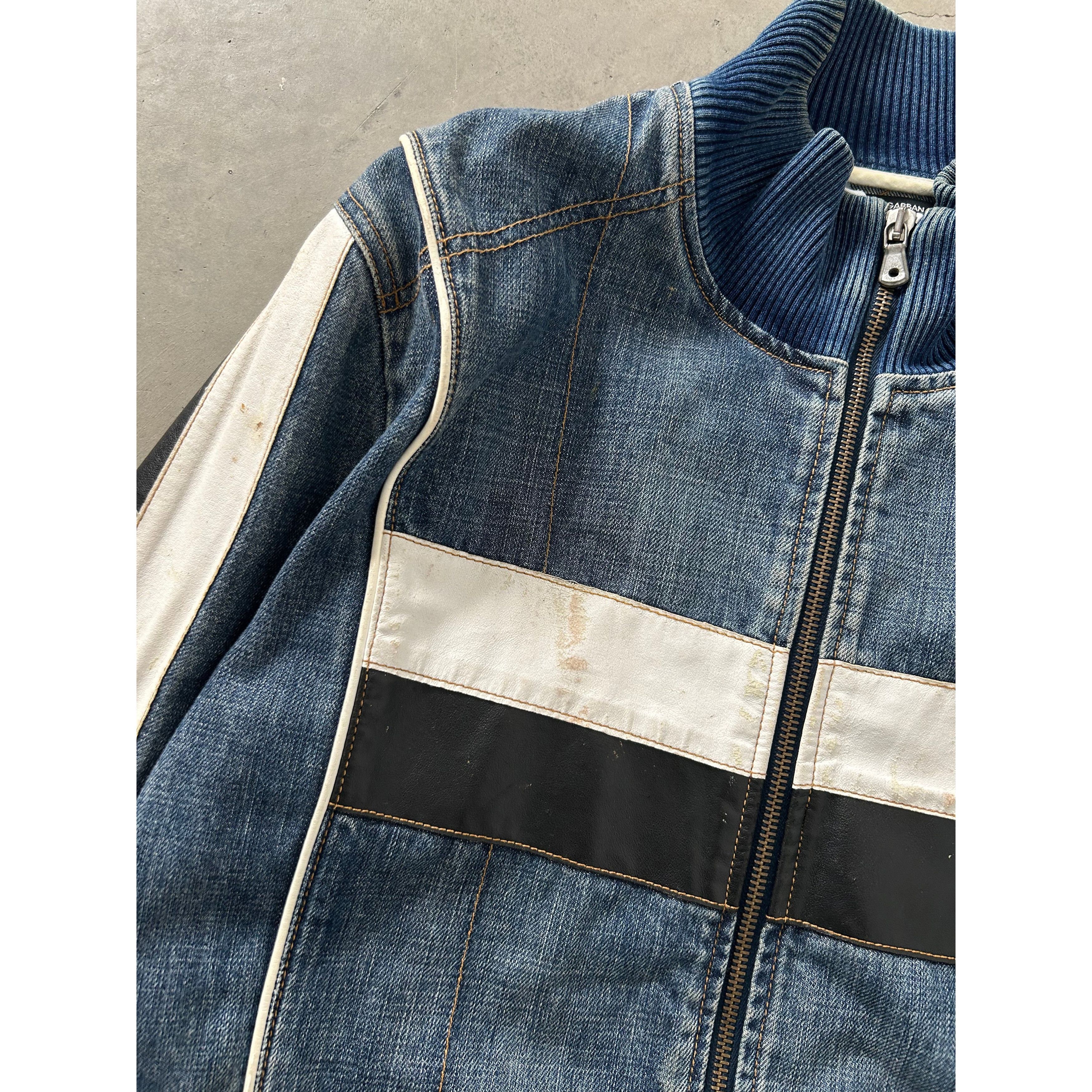 Dolce & Gabbana Dolce & Gabbana Denim Biker Jacket Size US L / EU 52-54 / 3 - 3 Thumbnail