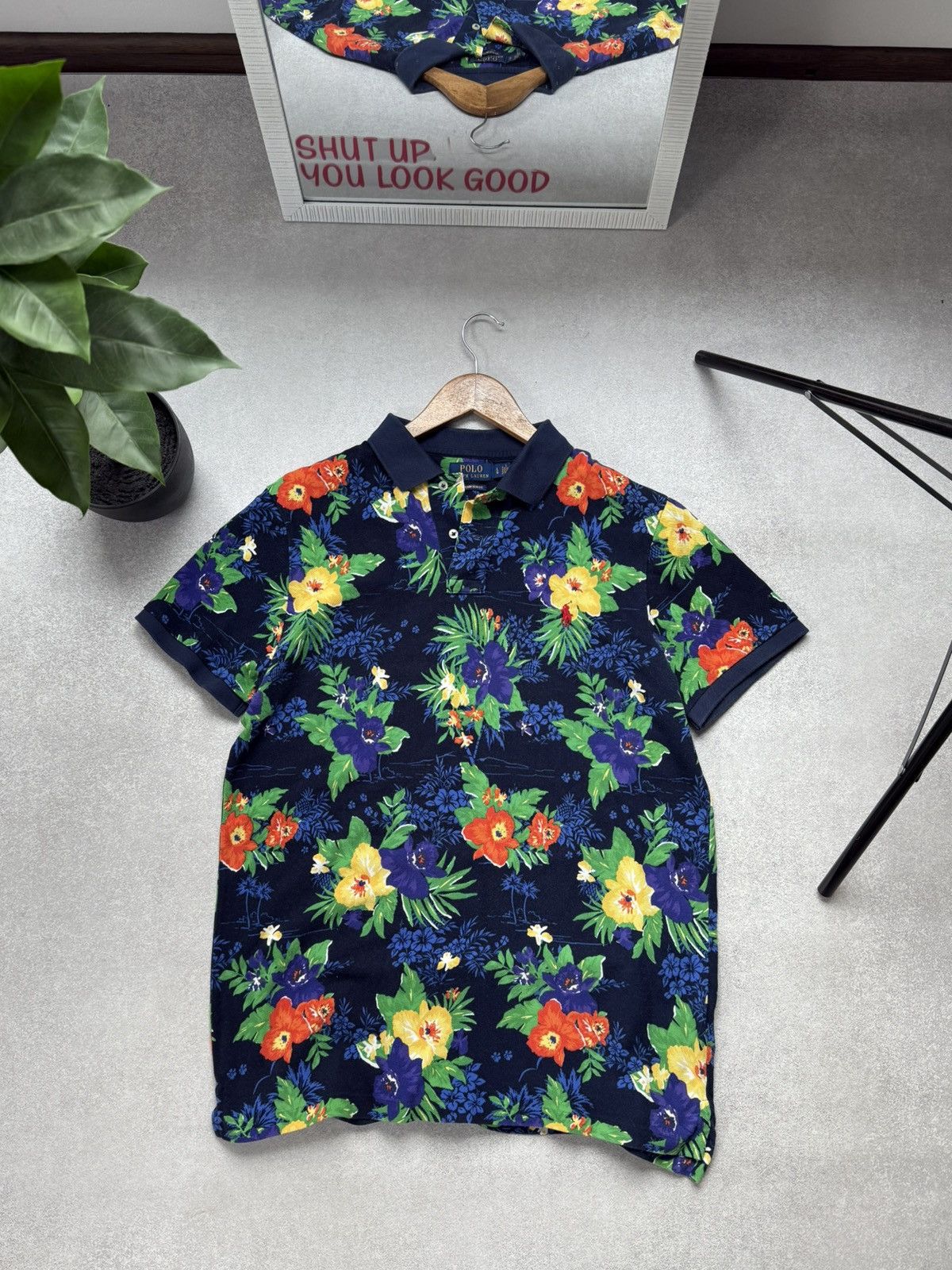 Polo Ralph Lauren Polo Ralph Lauren Hawaiian Polo Shirt Men's Aloha Floral Size US L / EU 52-54 / 3 - 1 Thumbnail